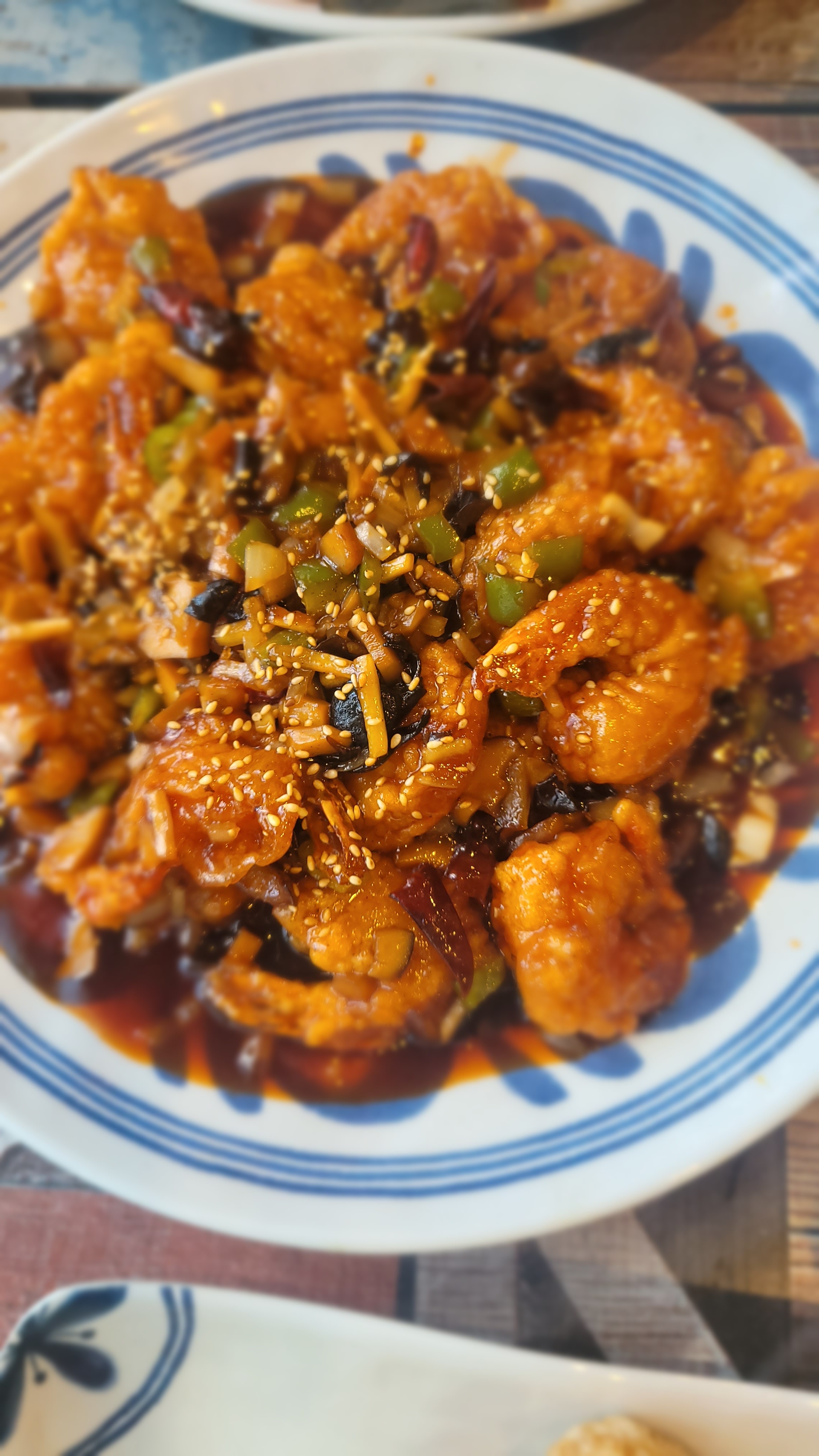 바삭 탱글 깐쇼새우