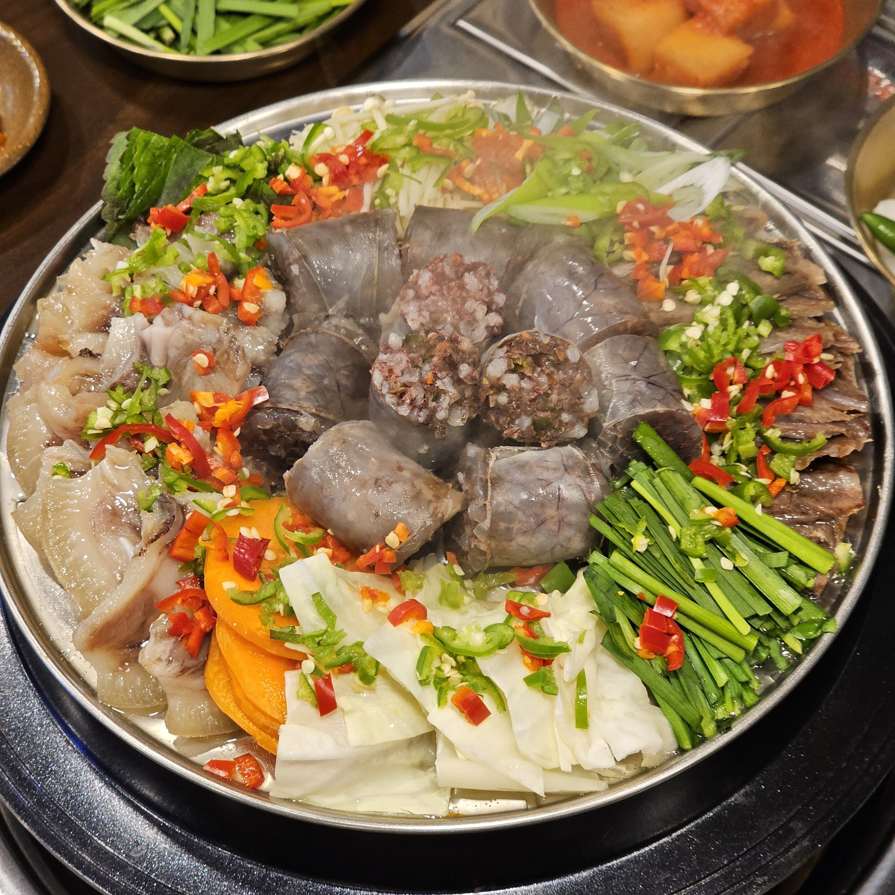 정남옥순대국