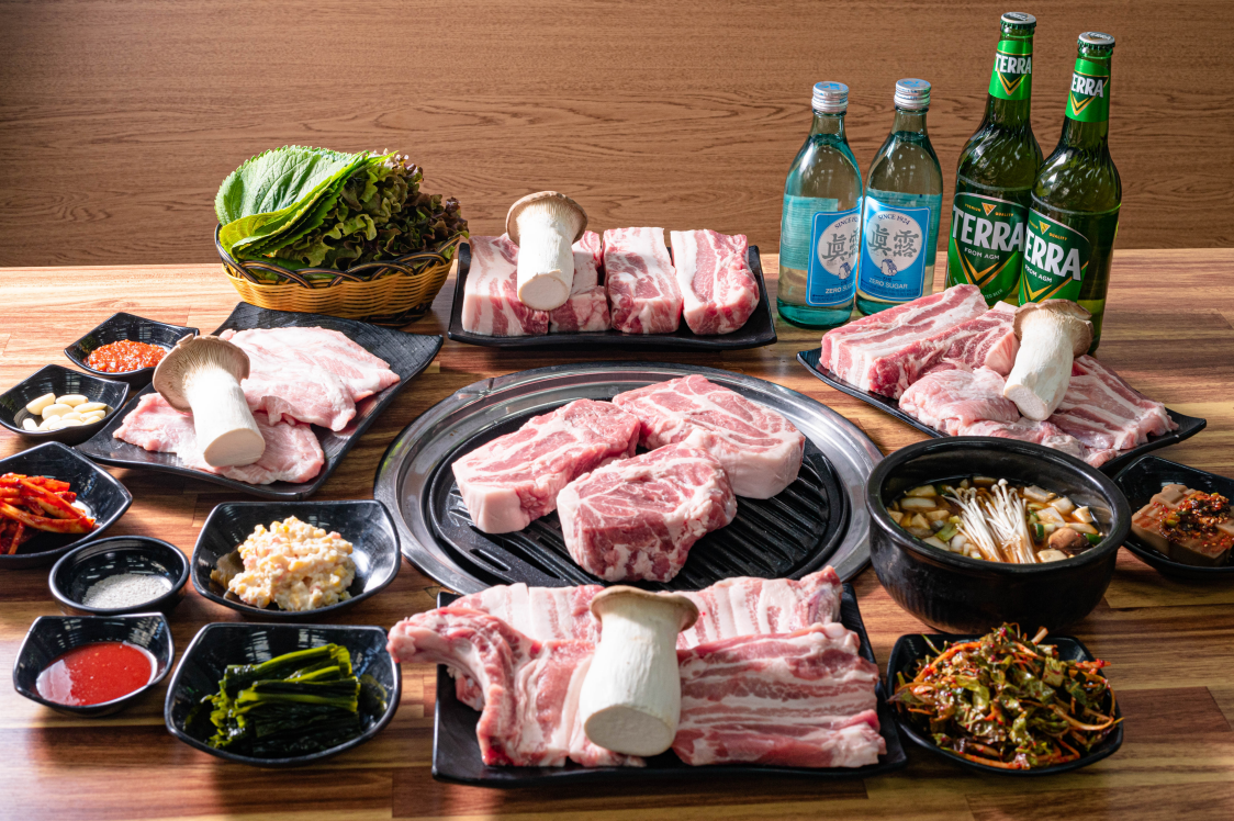 열우물 참숯 생고기