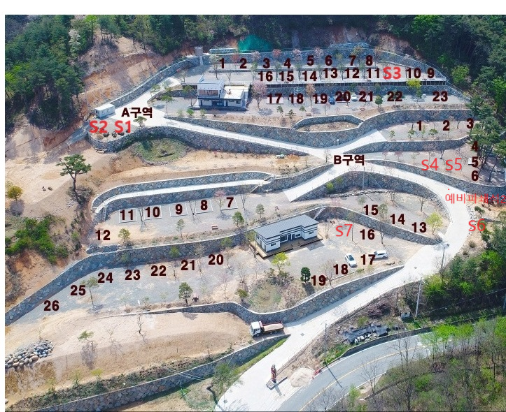 합천 오도산관광농원 캠핑장