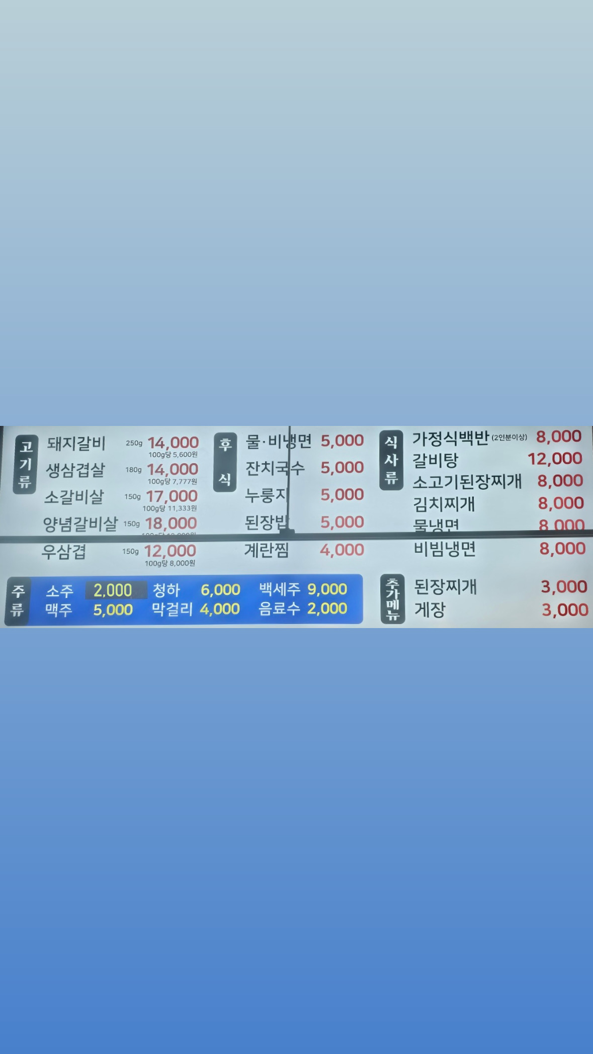 솔향 참숯갈비