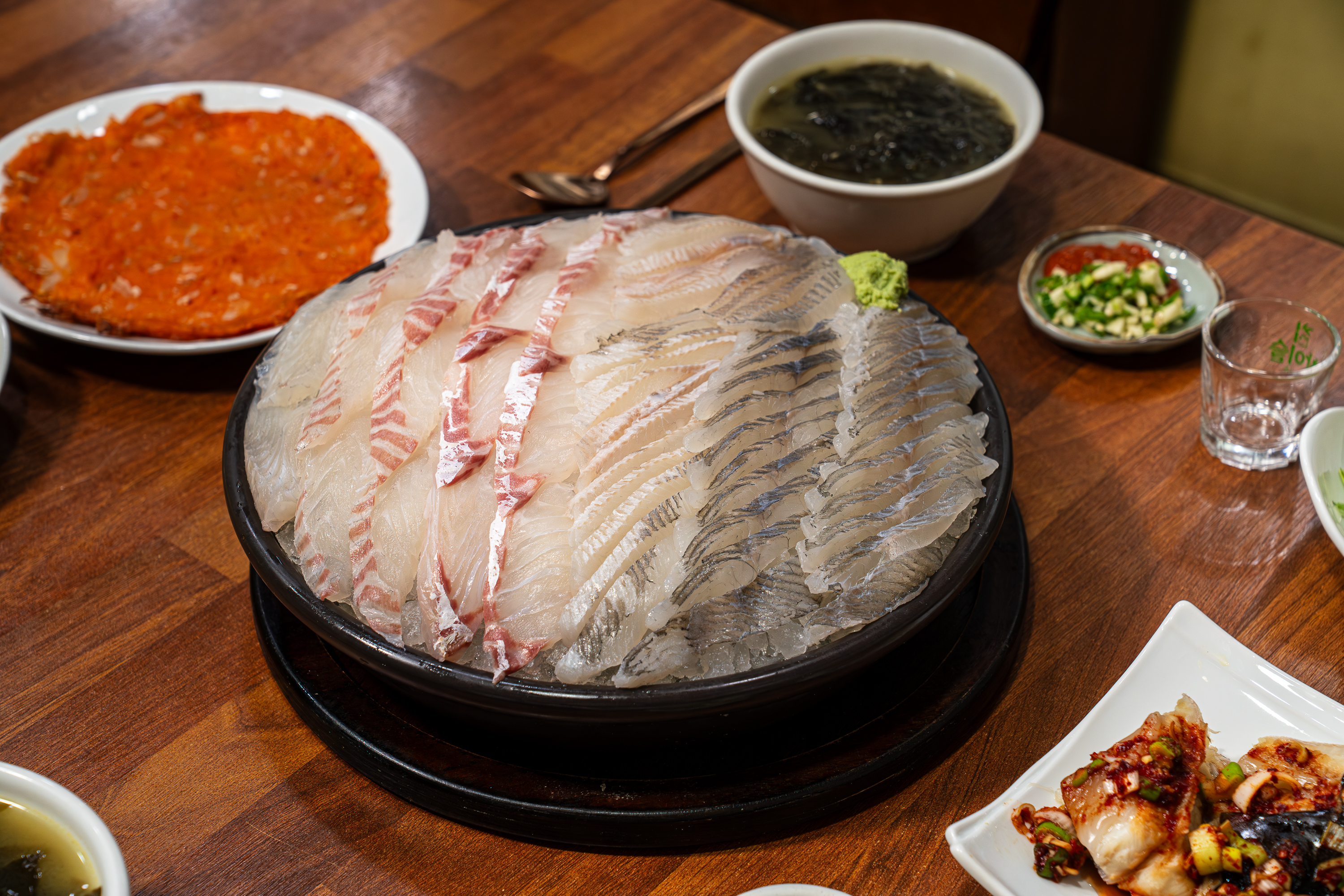도미+도다리회(대)