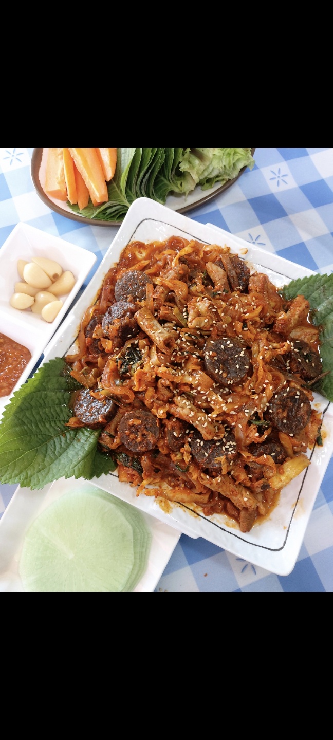 오성순대곱창볶음