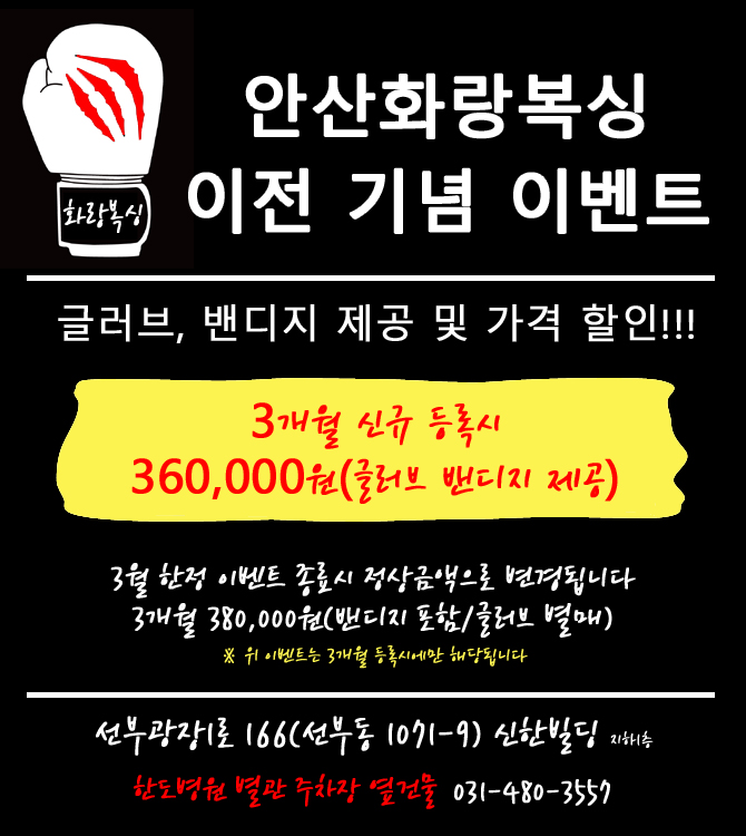 경기도 안산시 단원구 복싱체육관 화랑복싱체육관 내부 모습 2
