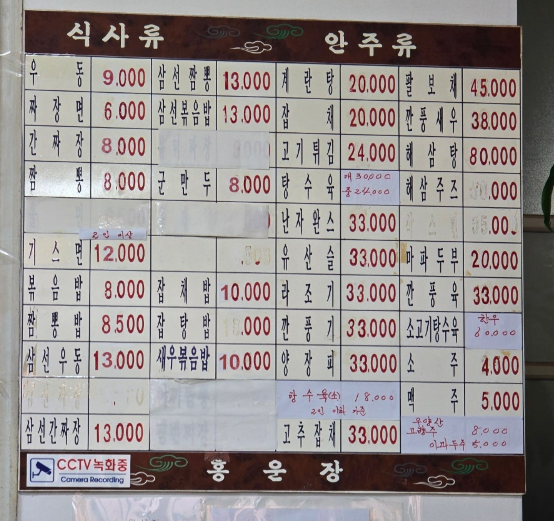 홍운장식당