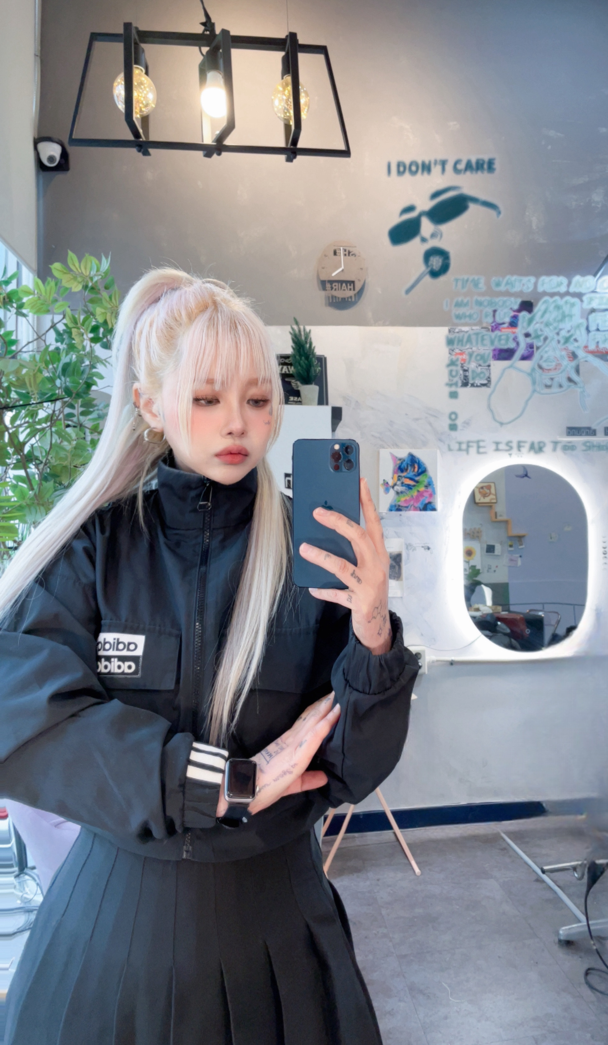 애쉬샵 붙임머리 특수헤어컬러