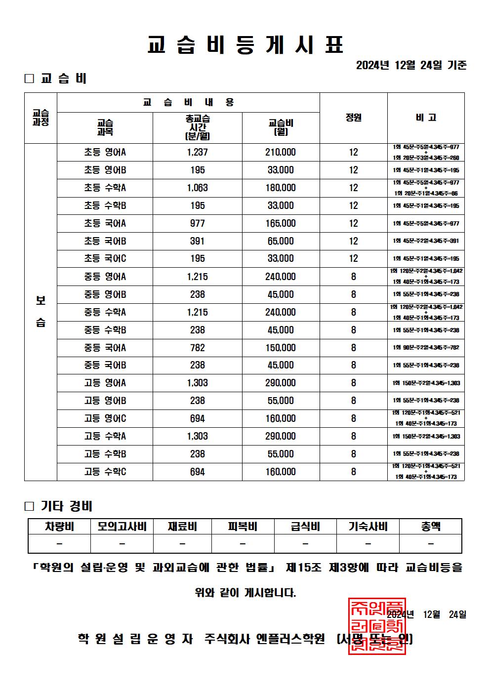 엔플러스제넥스학원