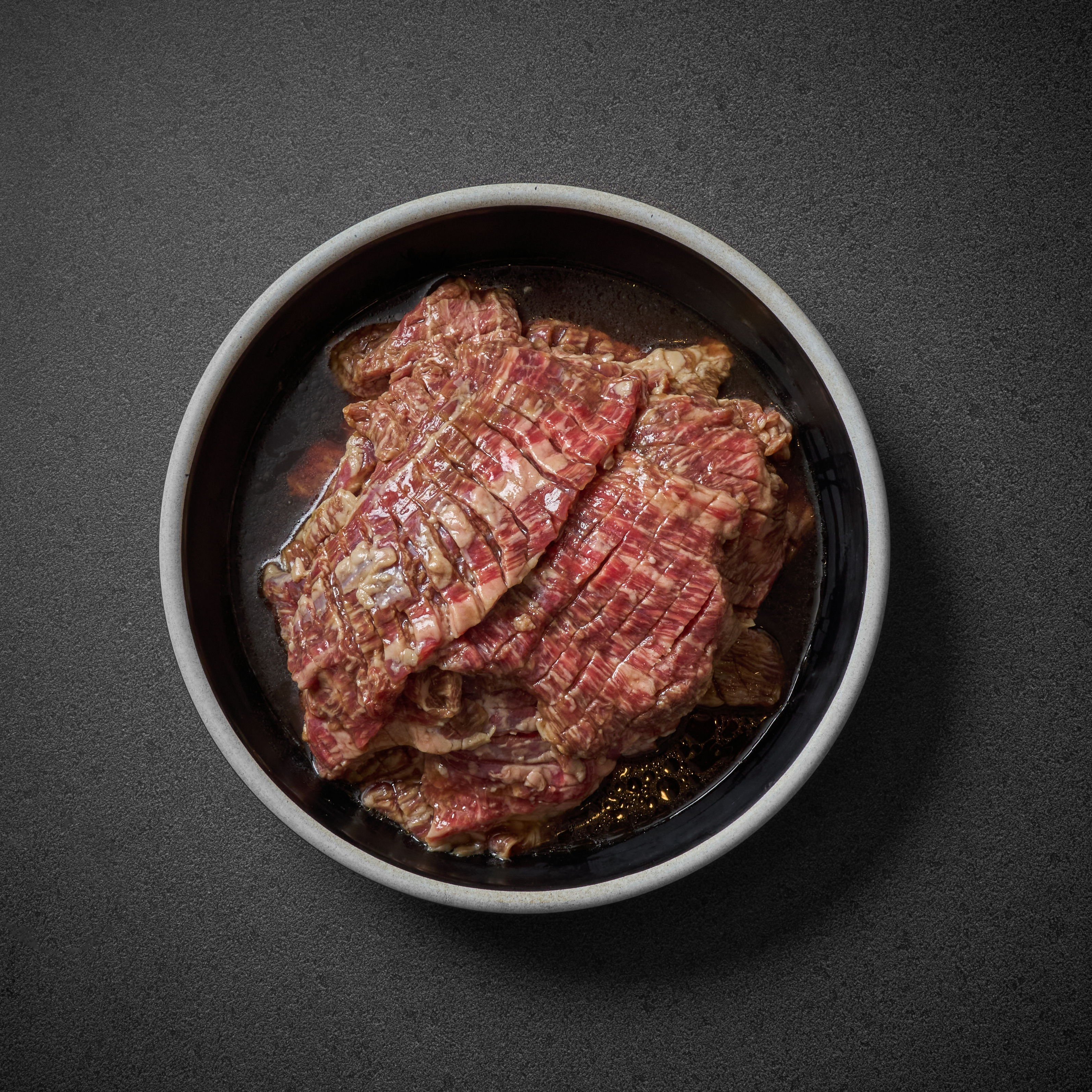한우갈빗살 양념구이 (200g)