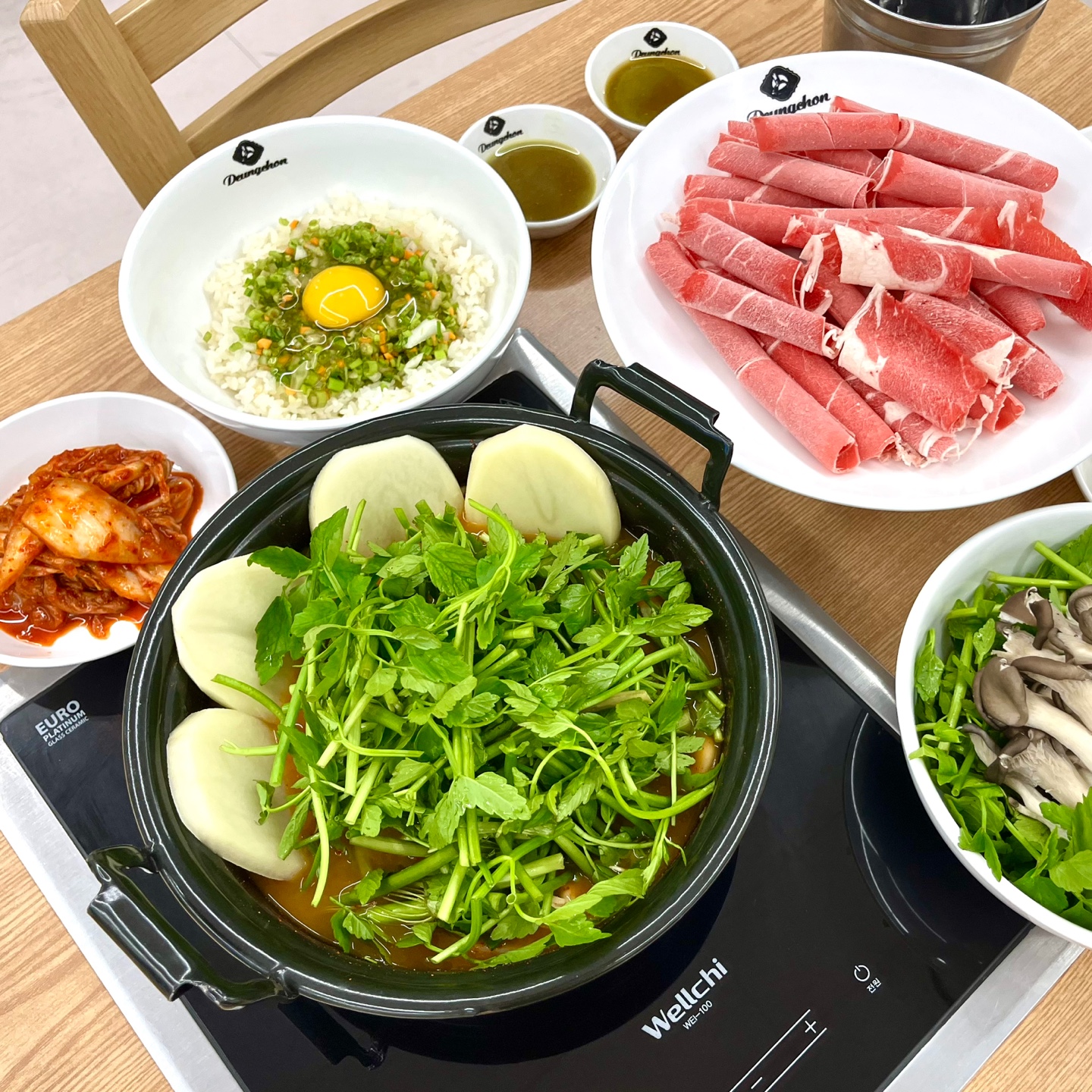 등촌샤브칼국수 그랑파사쥬점 설명사진