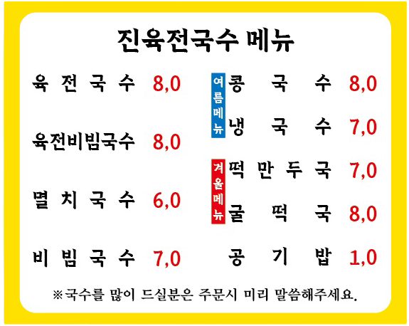 진육전국수