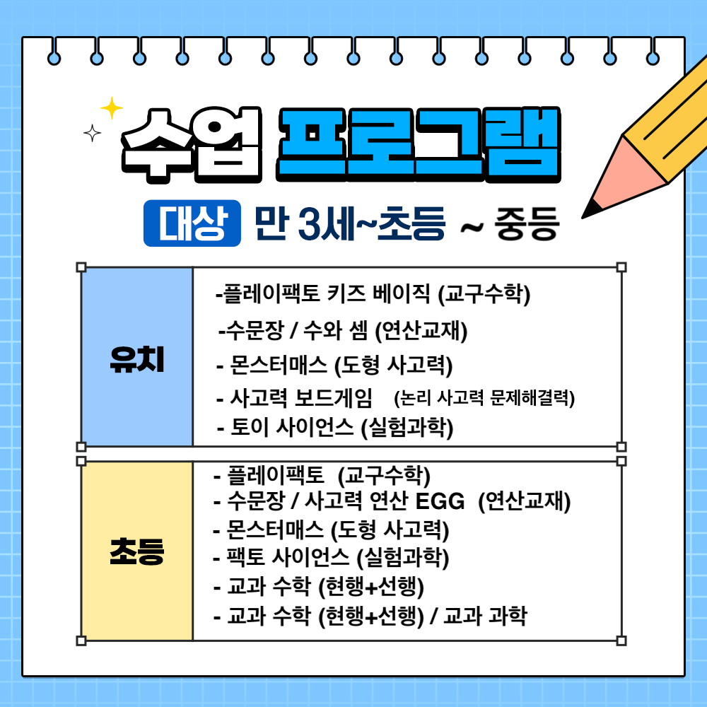 플레이팩토 가베멘사팩토수학교육원