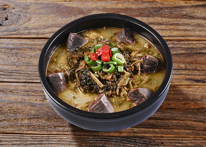 시래기순대국
