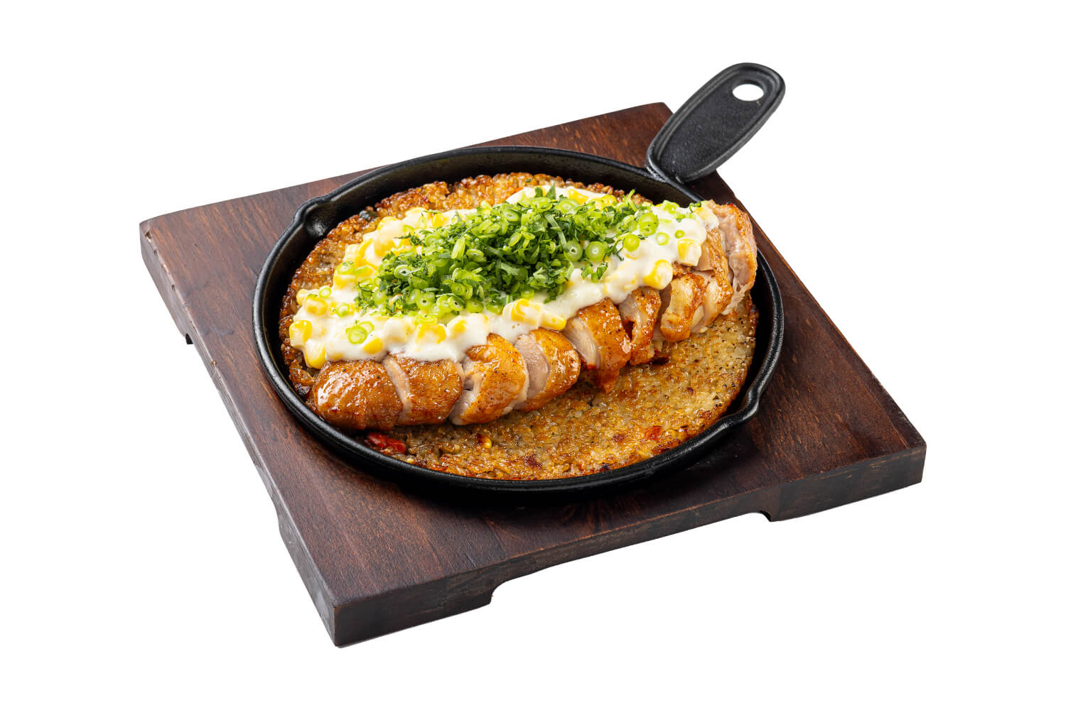 누룽지 치킨스테이크