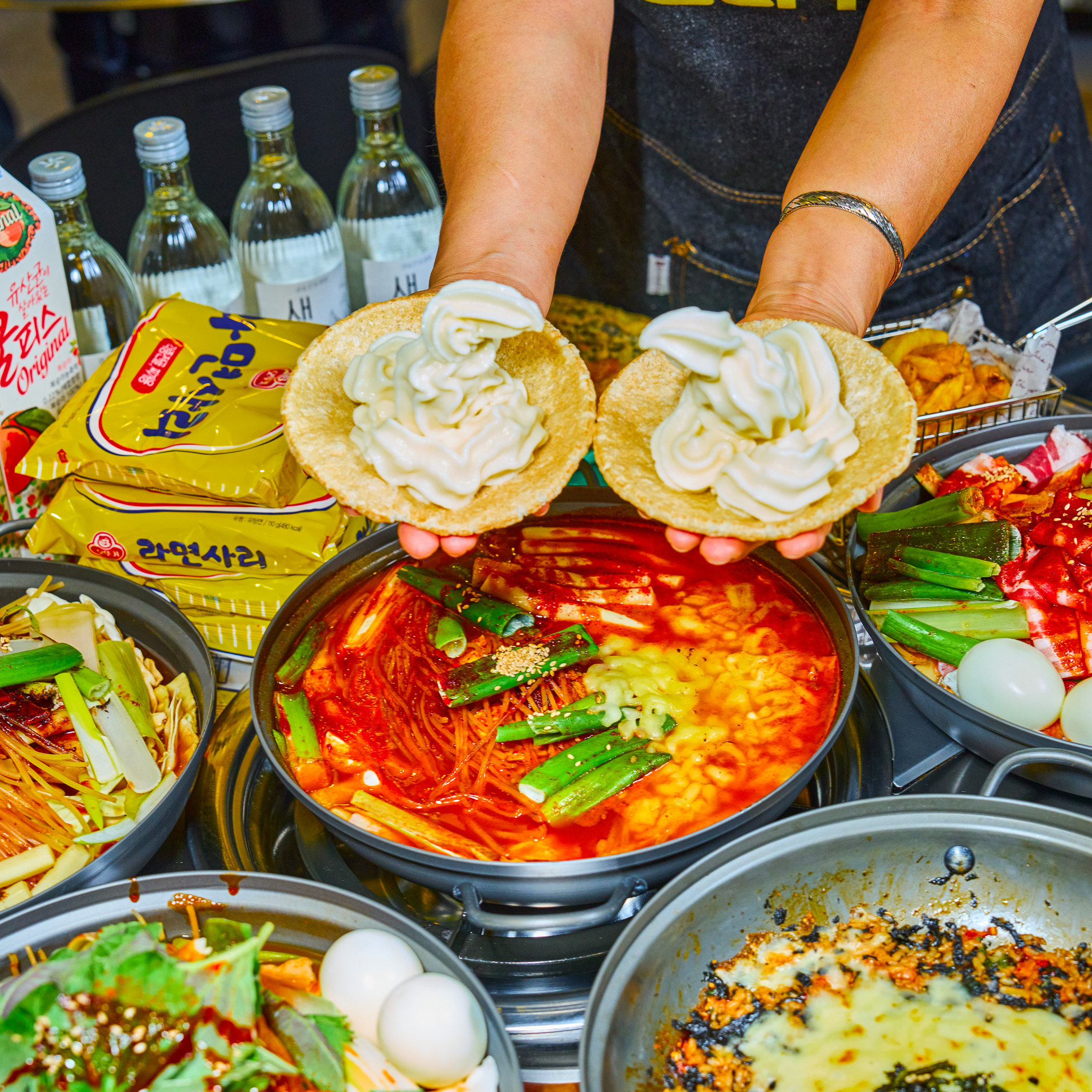 도라무통 즉석떡볶이 루원시티점