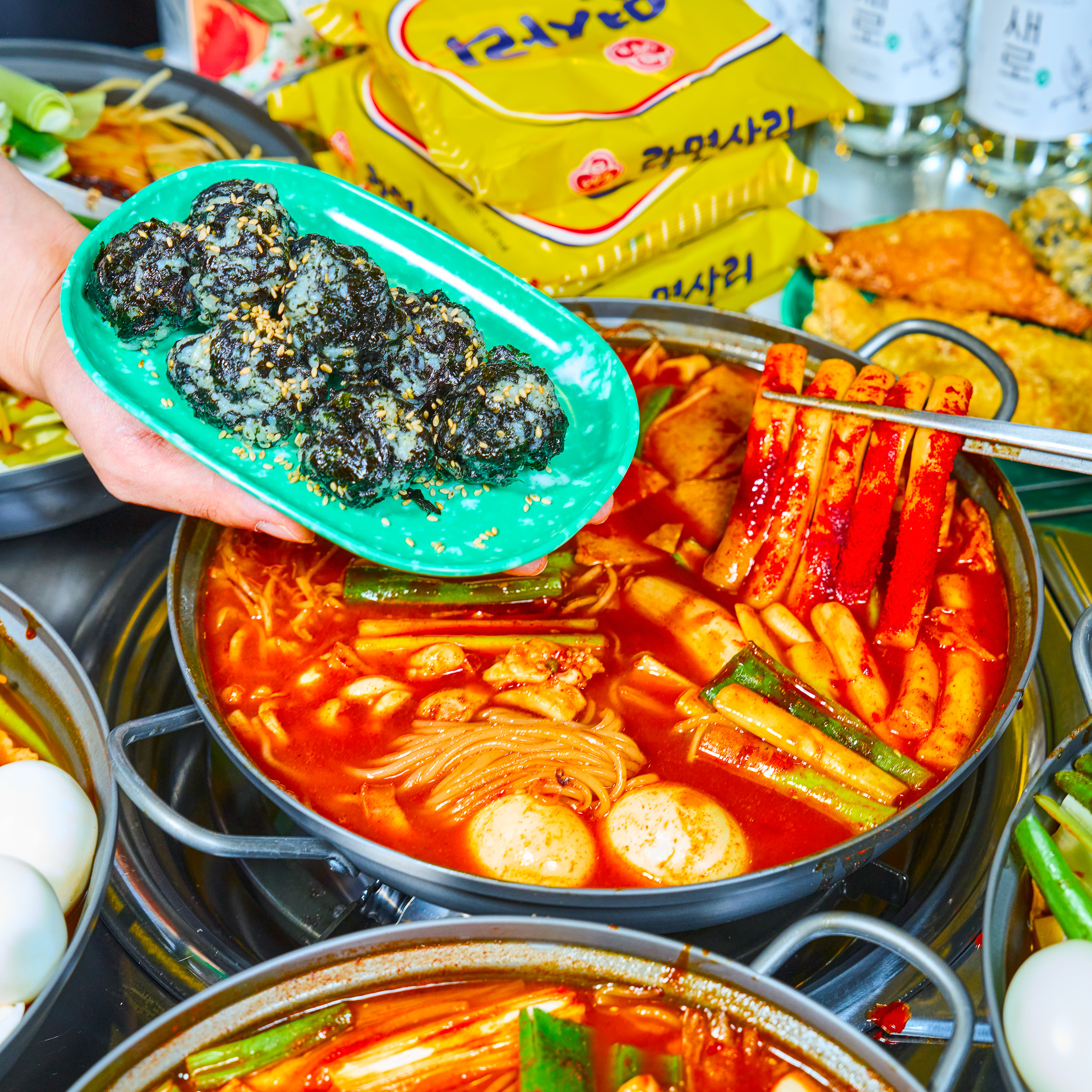 도라무통 즉석떡볶이 루원시티점