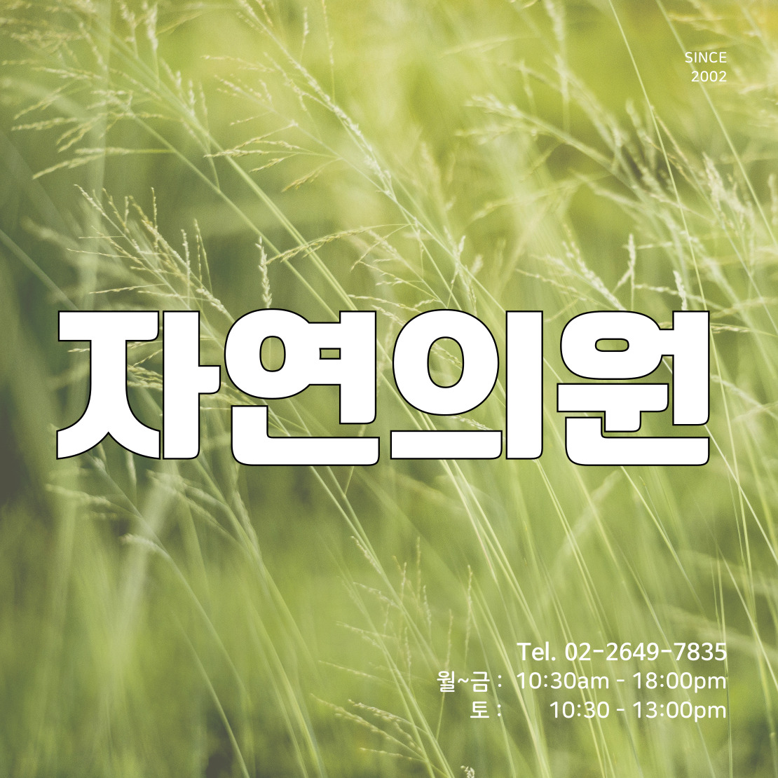 자연의원 대표 이미지