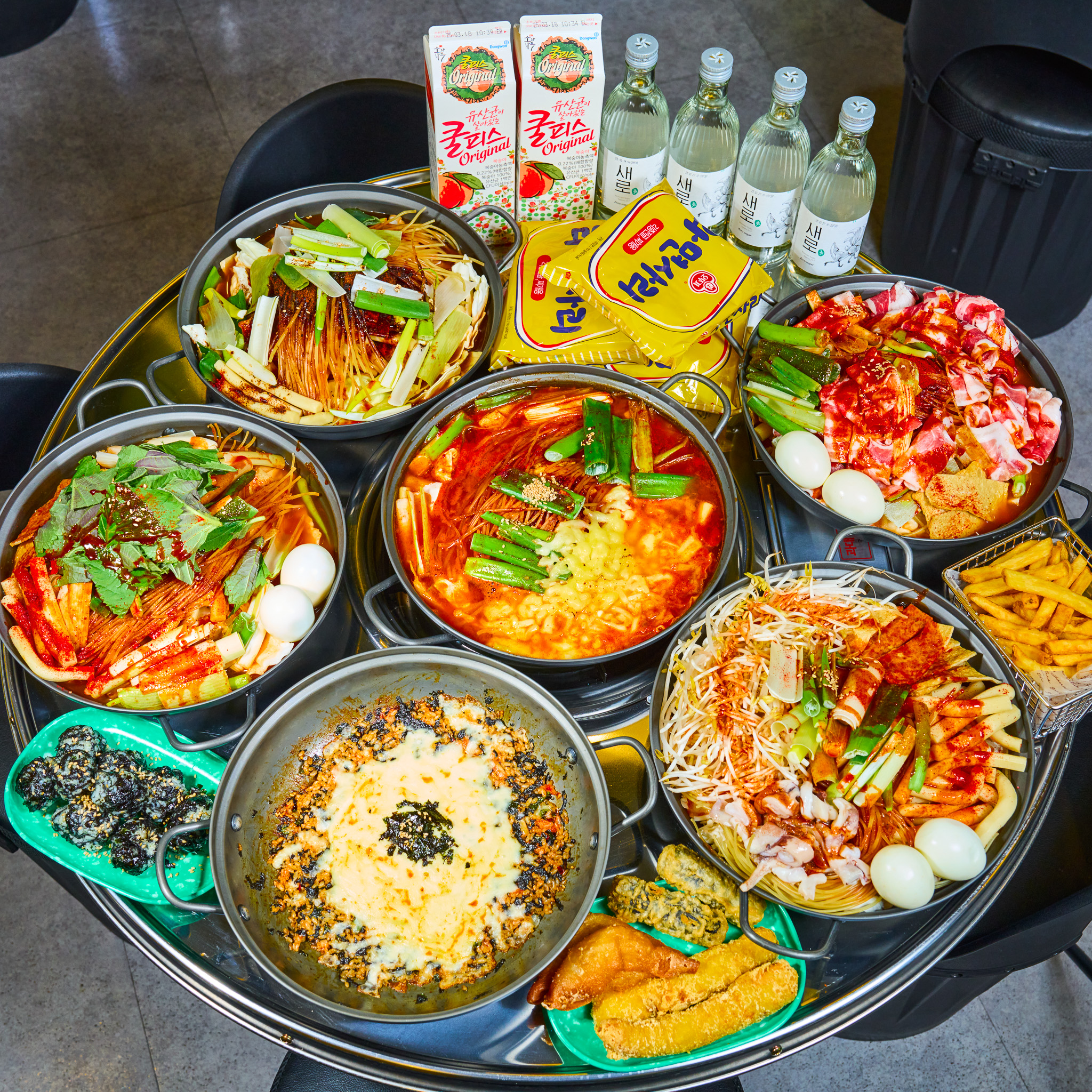 도라무통 즉석떡볶이 루원시티점