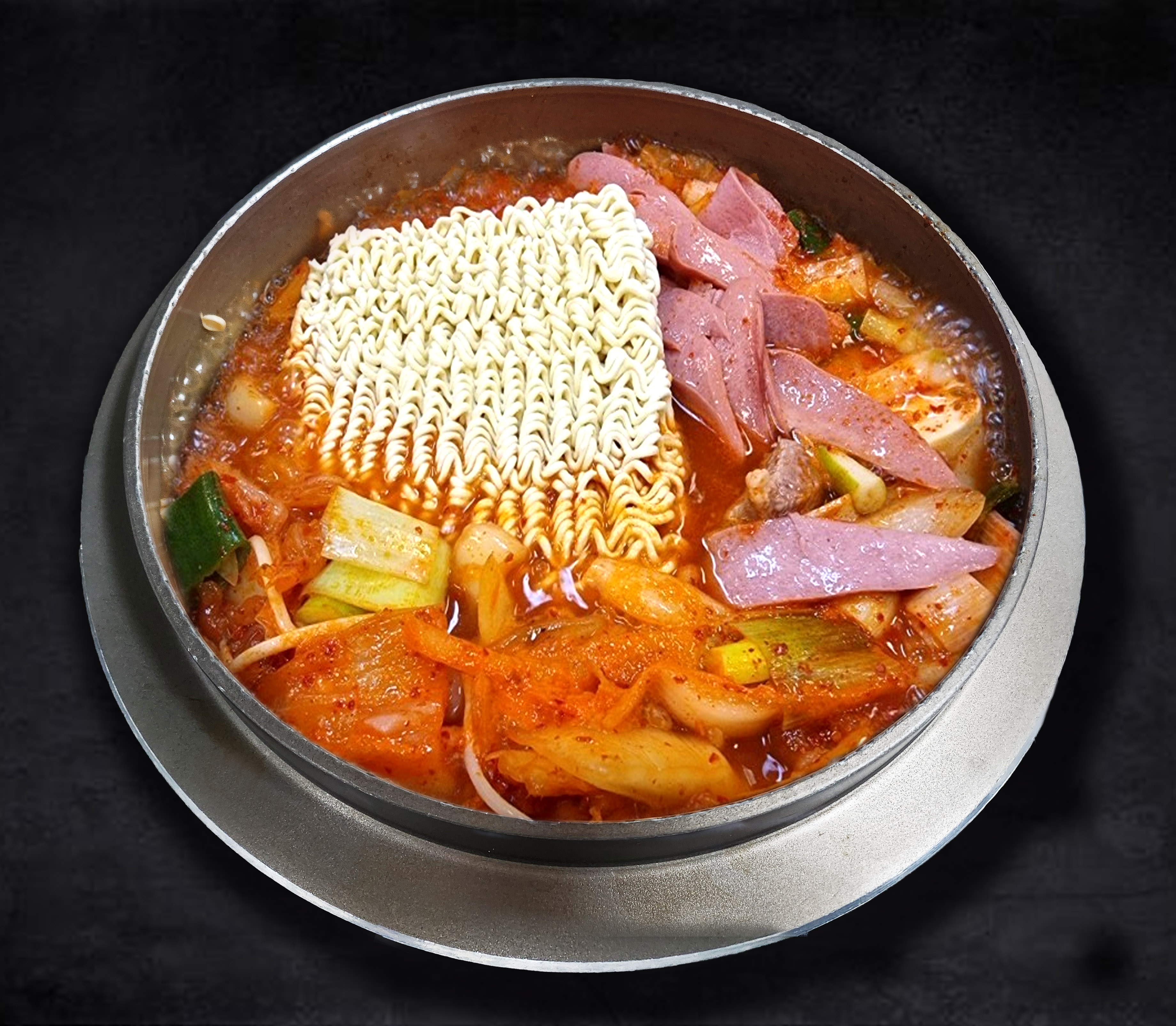 무쇠솥생삼겹김치찌개