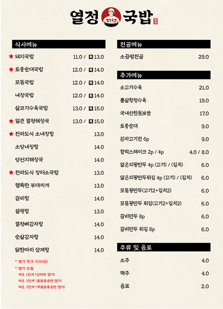 열정국밥