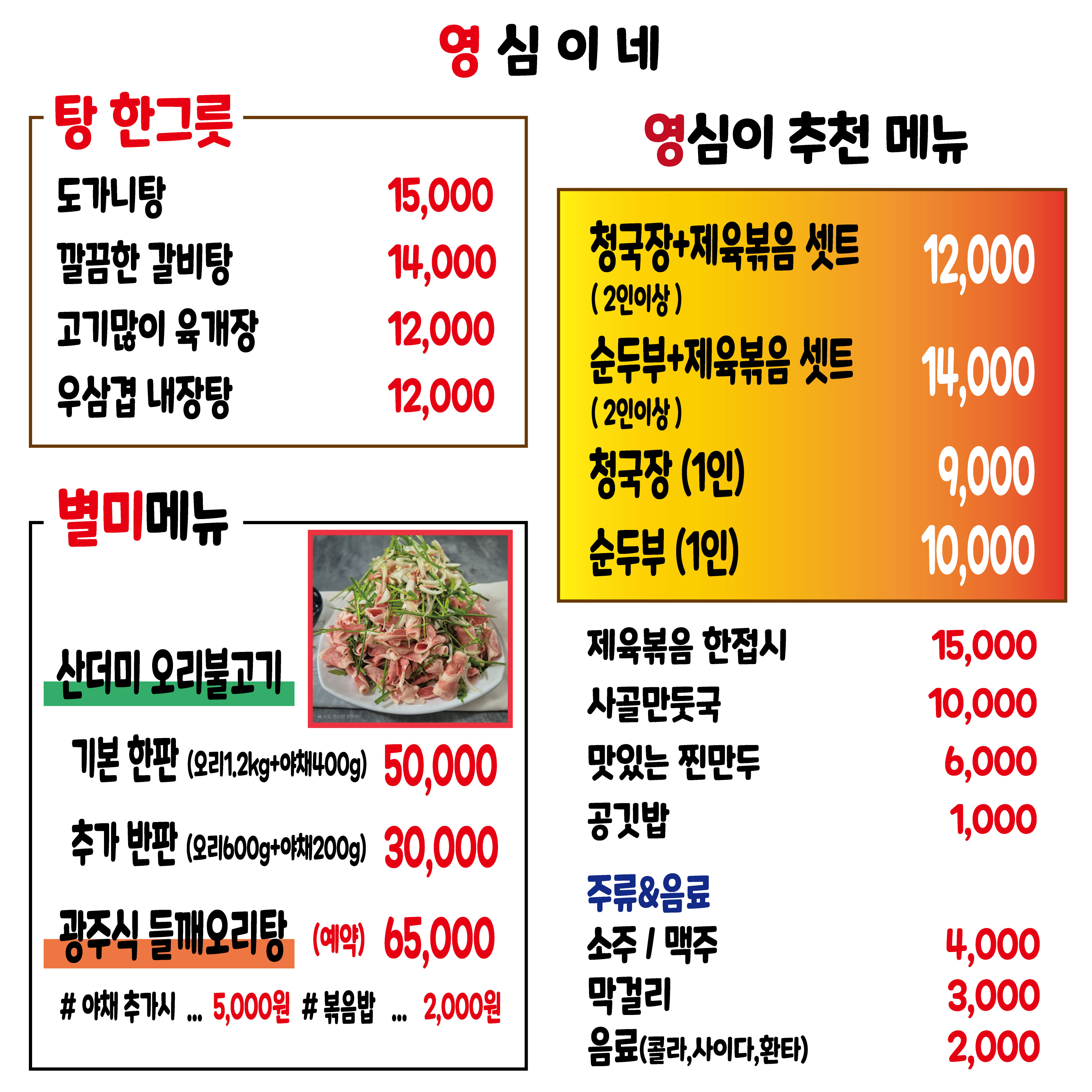 영심이네 설명사진