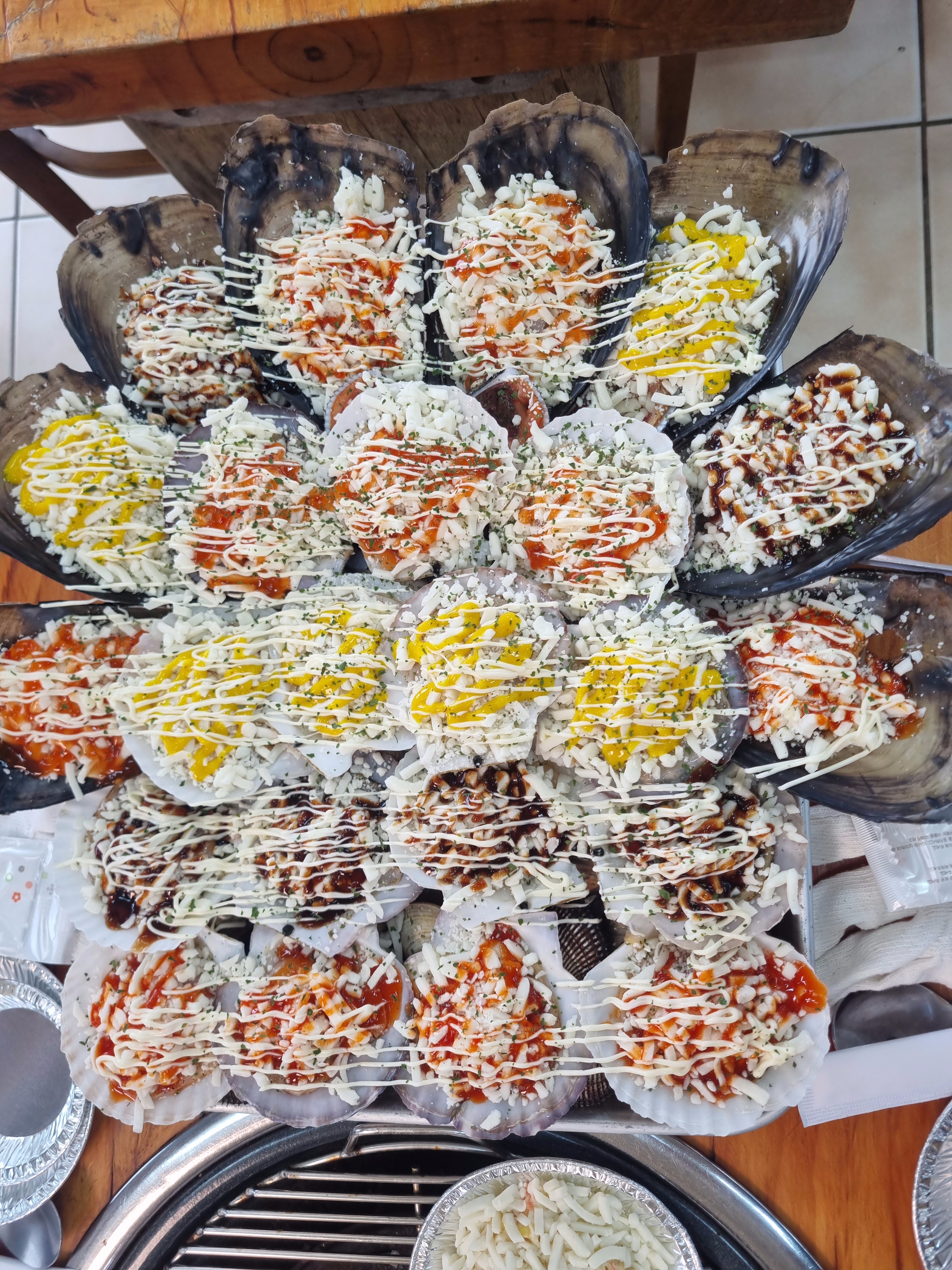 진주빛조개구이
