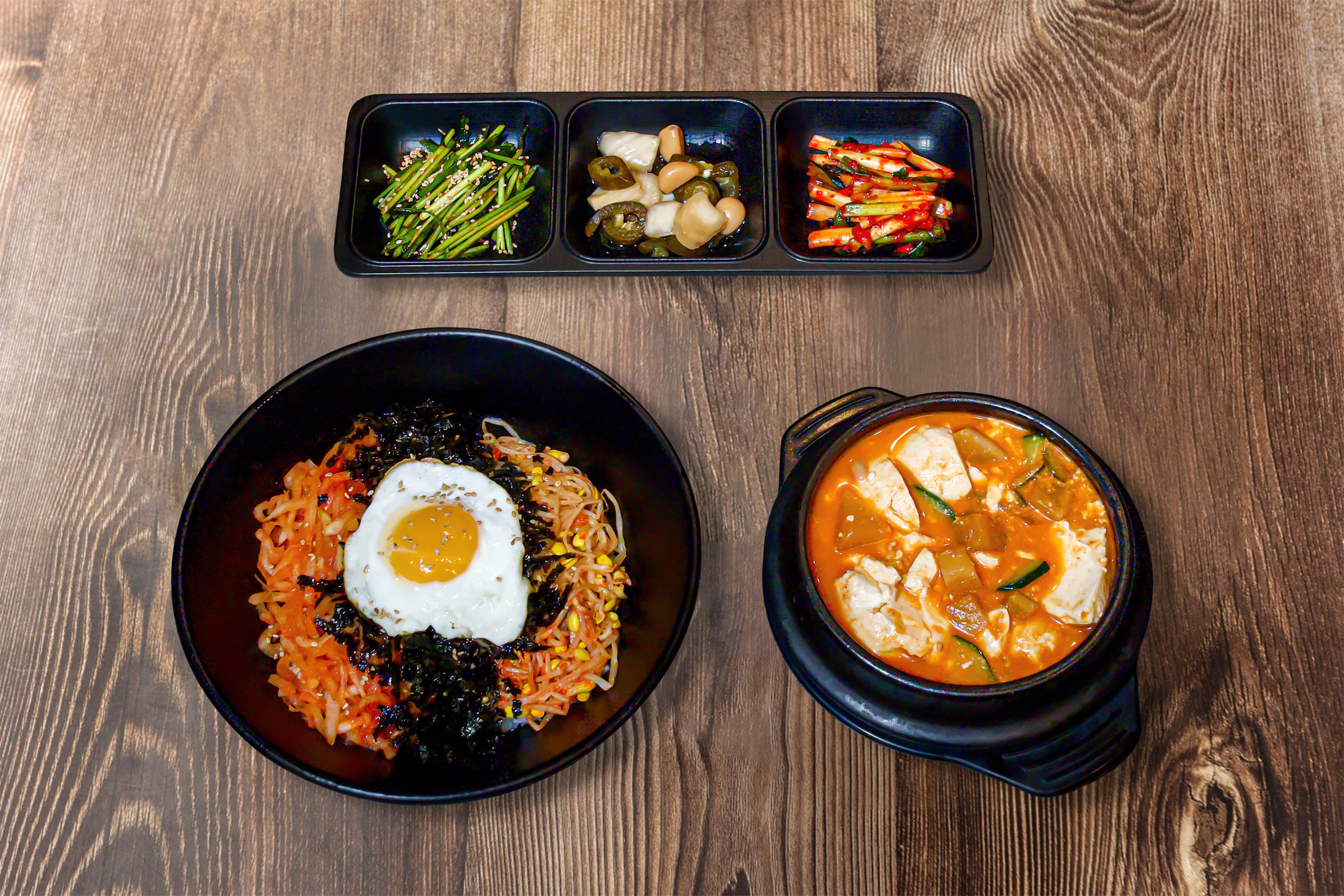 비빔공기밥 정식