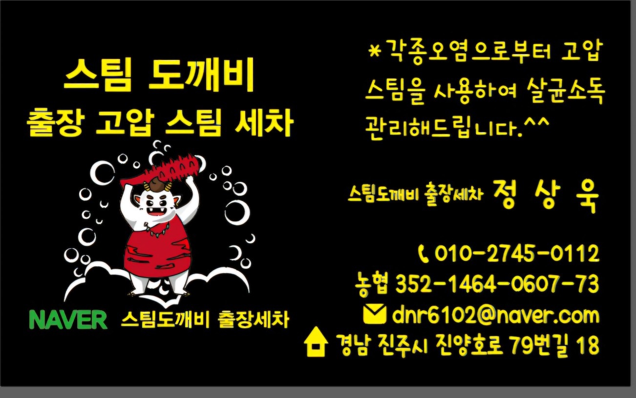 스팀도깨비출장스팀세차 대표 이미지