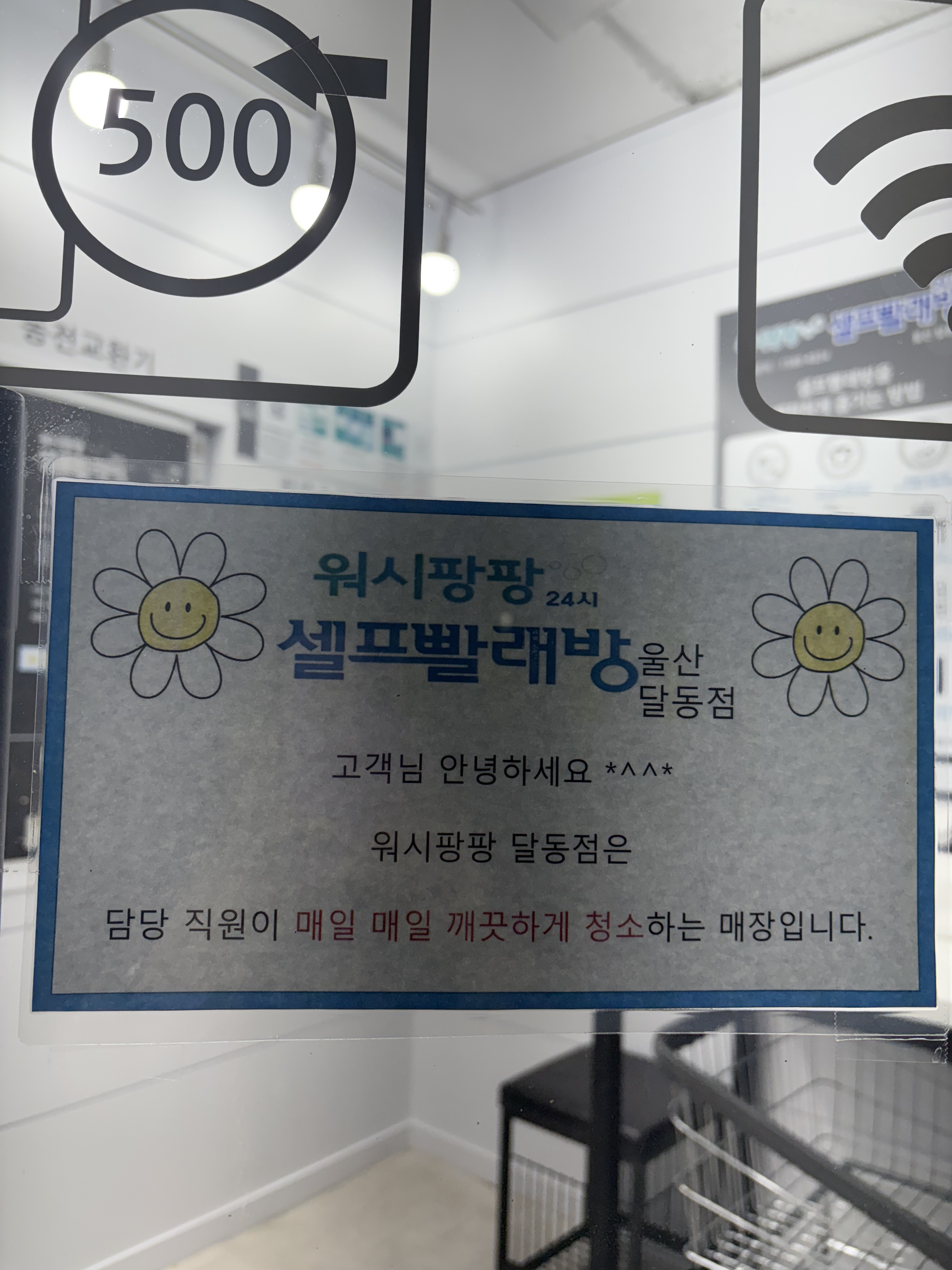 워시팡팡 셀프빨래방 울산달동점