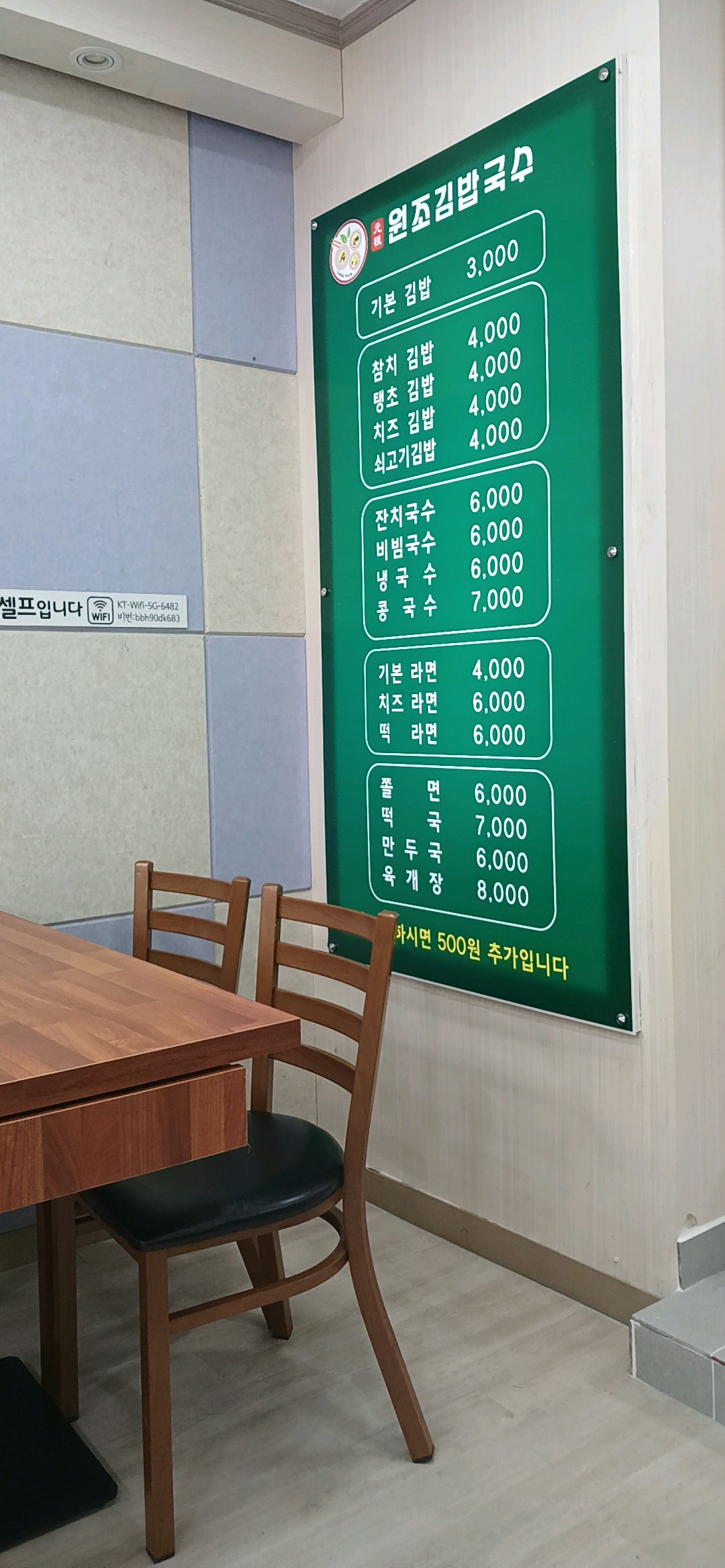 원조김밥국수