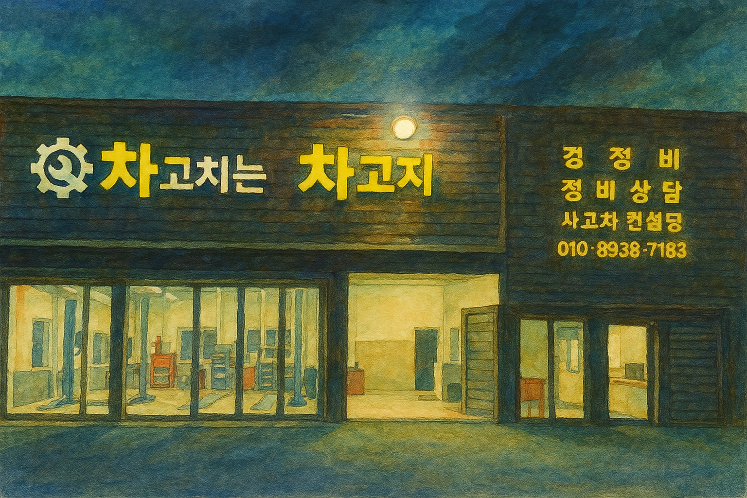 차고치는 차고지