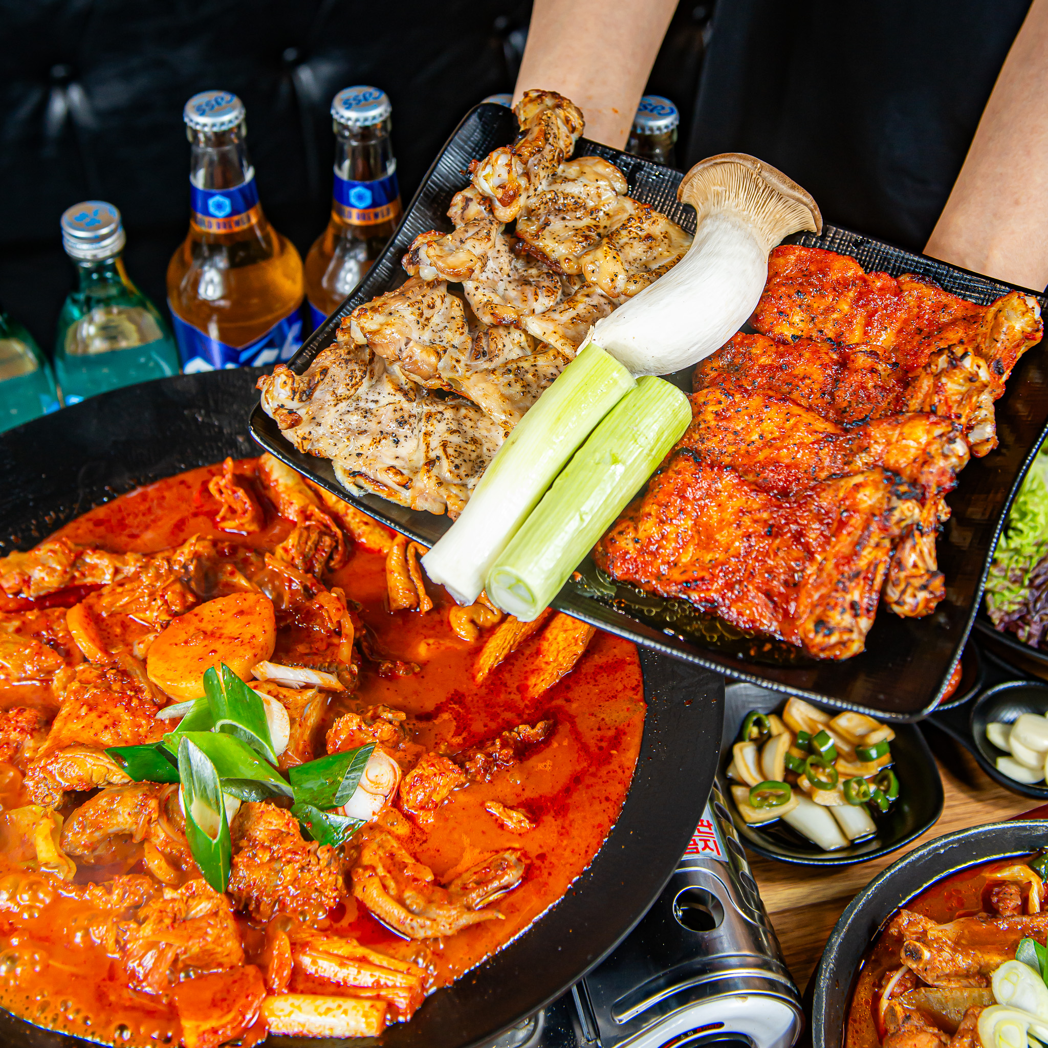 전원숯불닭구이