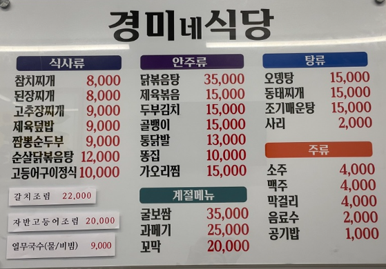 경미네식당