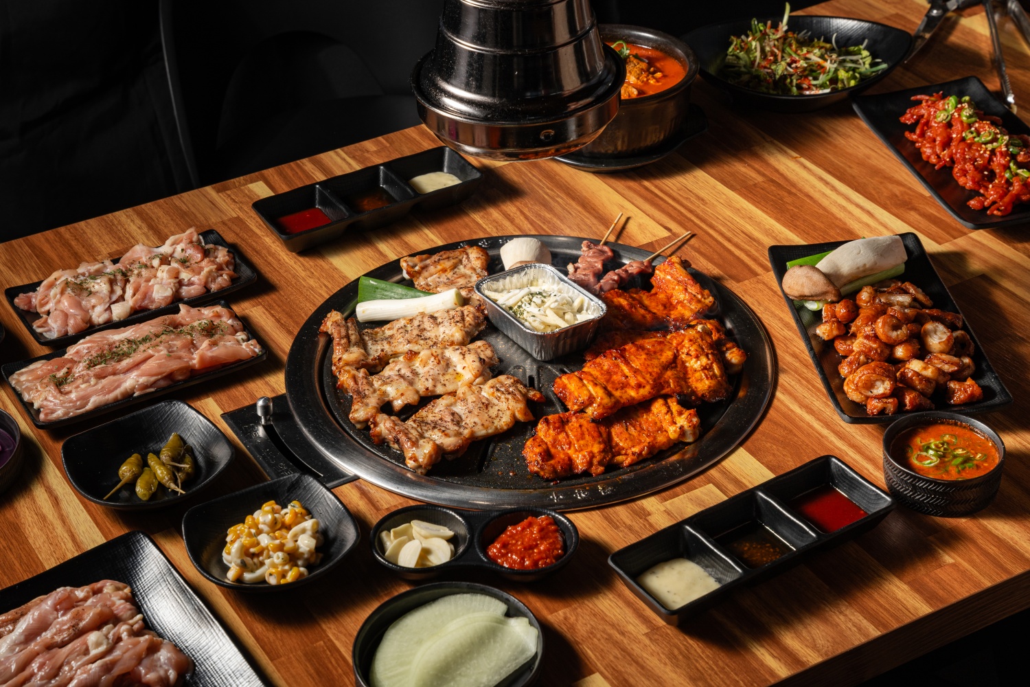 전원숯불닭구이