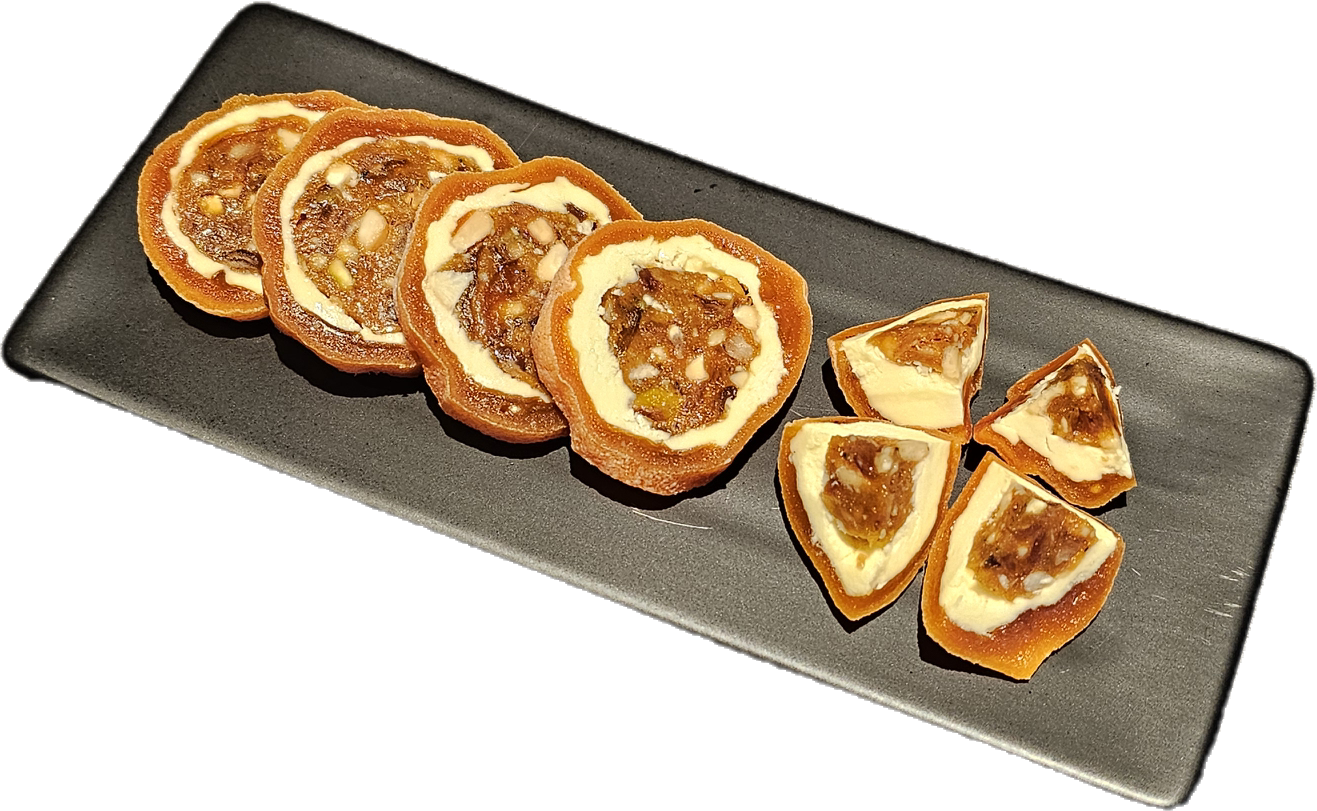 크림치즈 견과 곶감말이