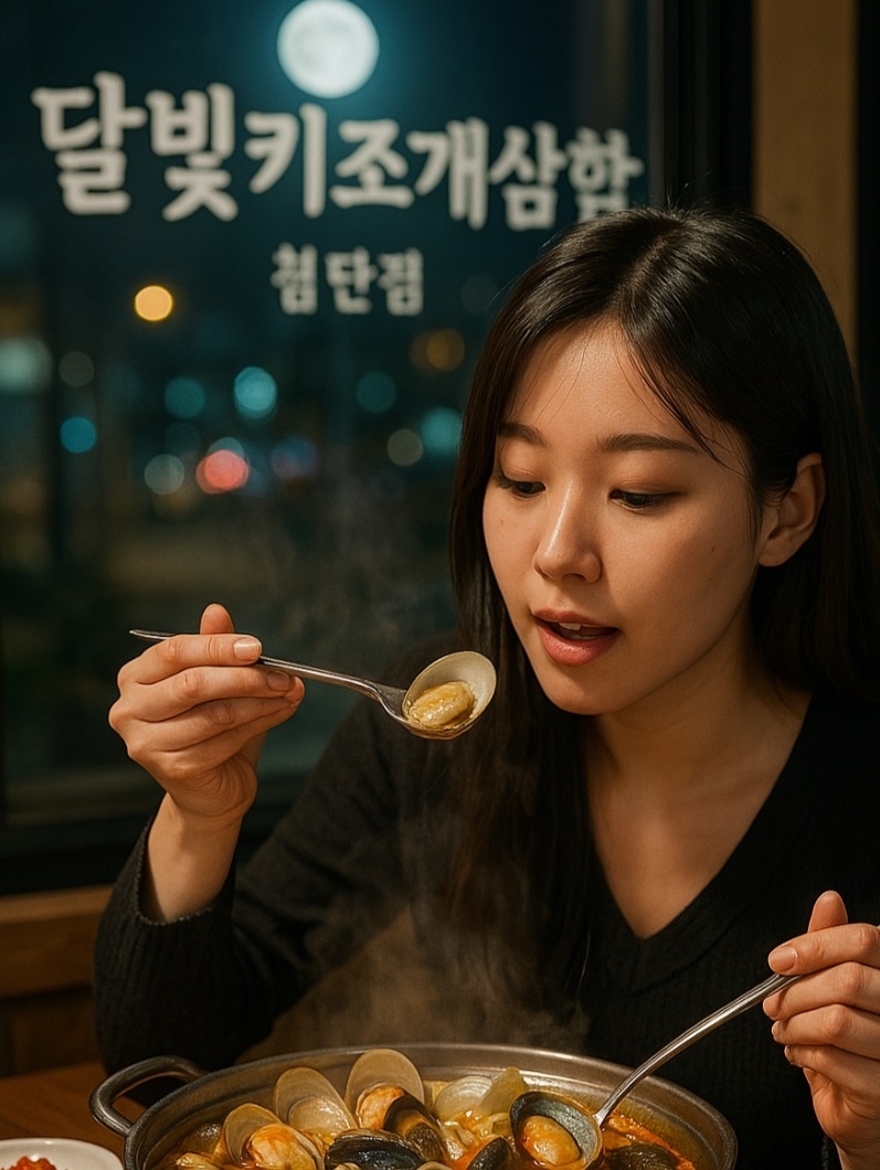 달빛키조개삼합 첨단점