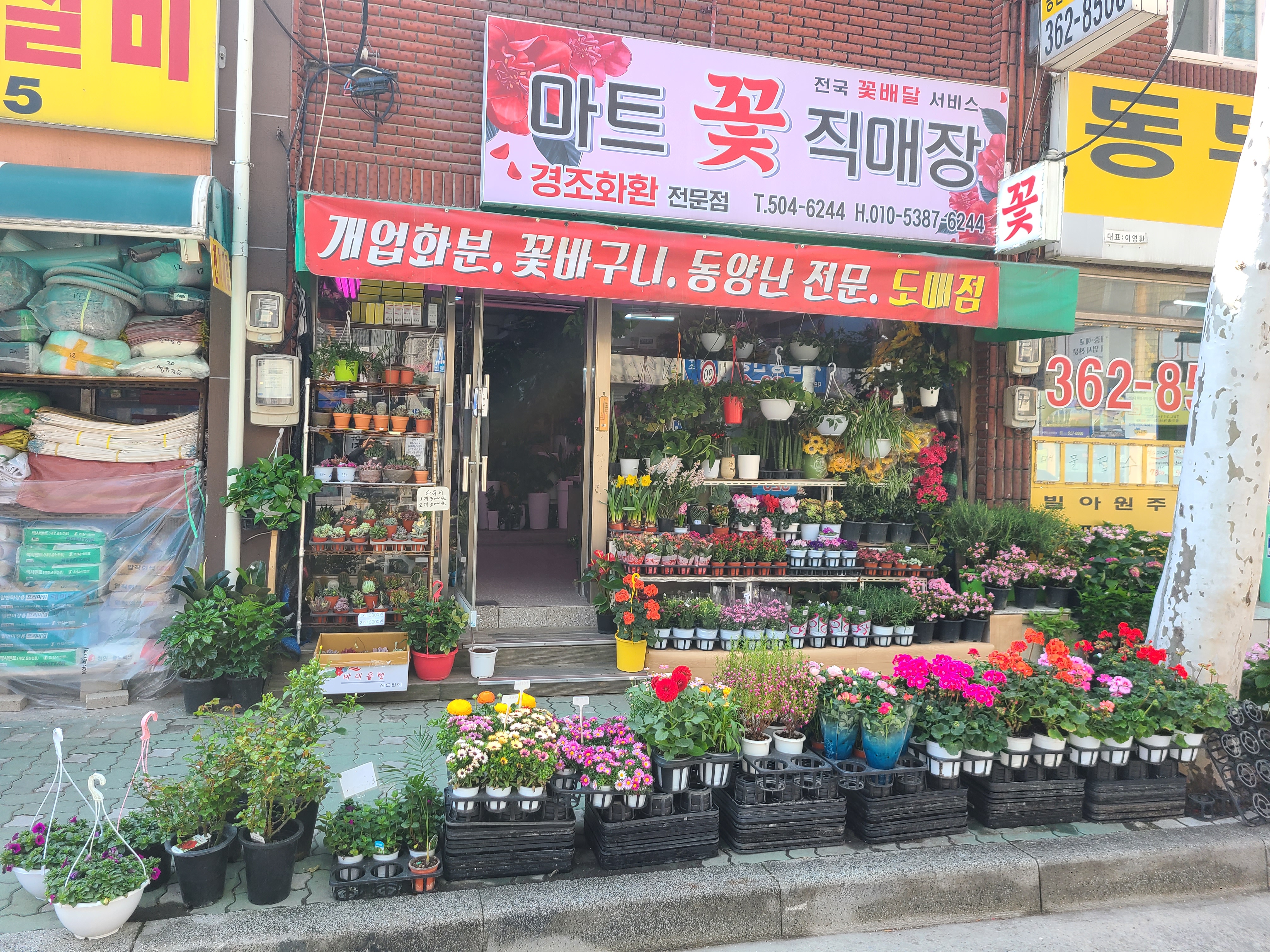 마트꽃직매장
