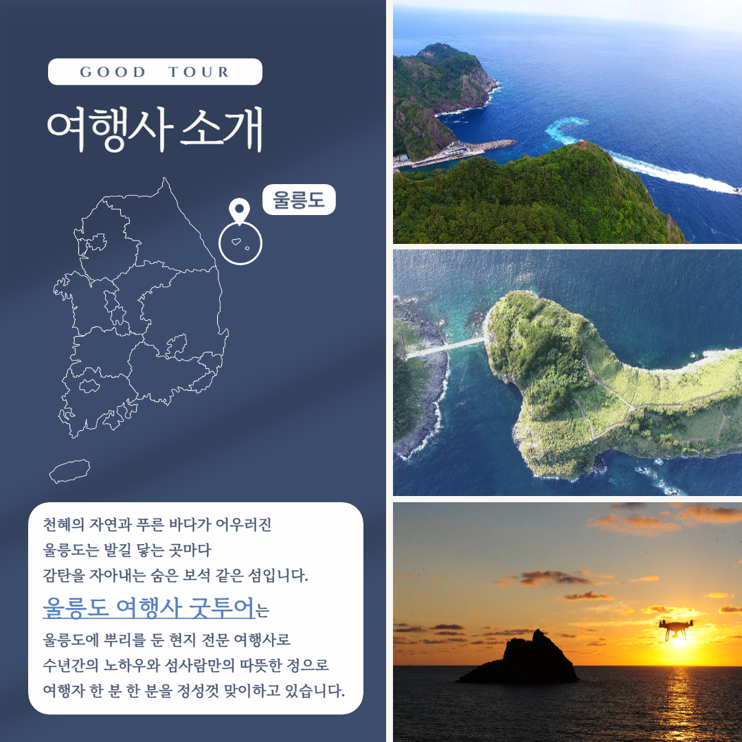울릉도여행사 굿투어