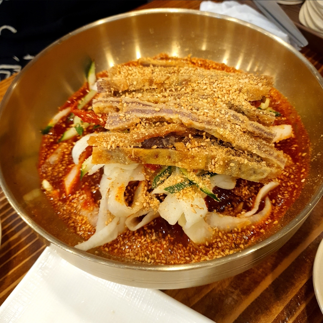 진주황포냉면 설명사진