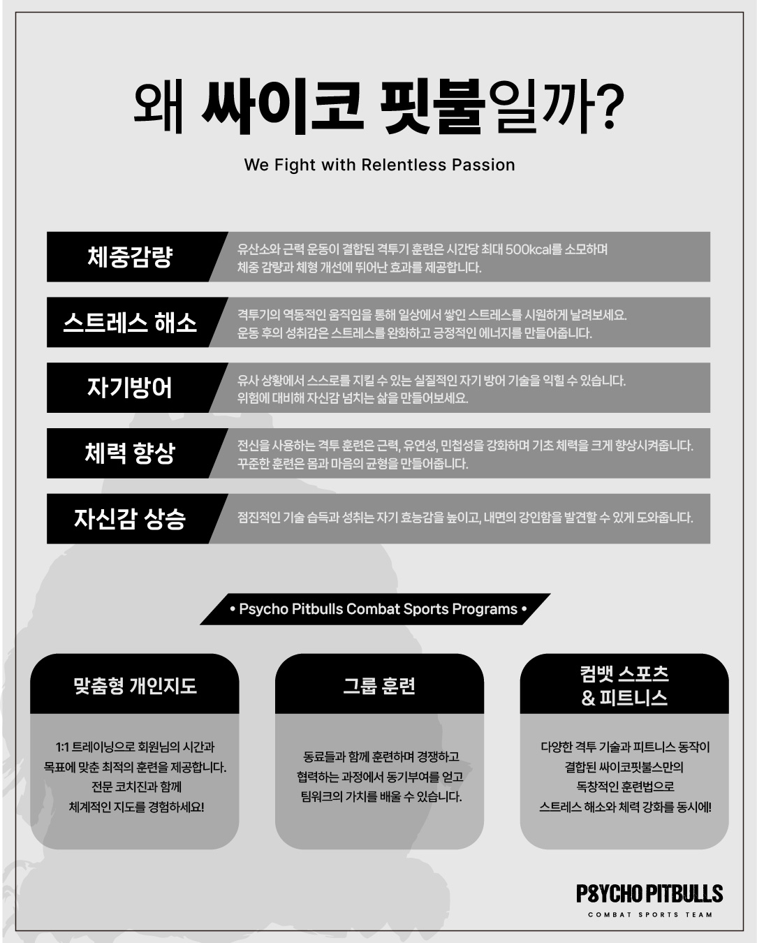 부산 해운대구 재반로 복싱체육관 싸이코 핏불스 내부 모습 2