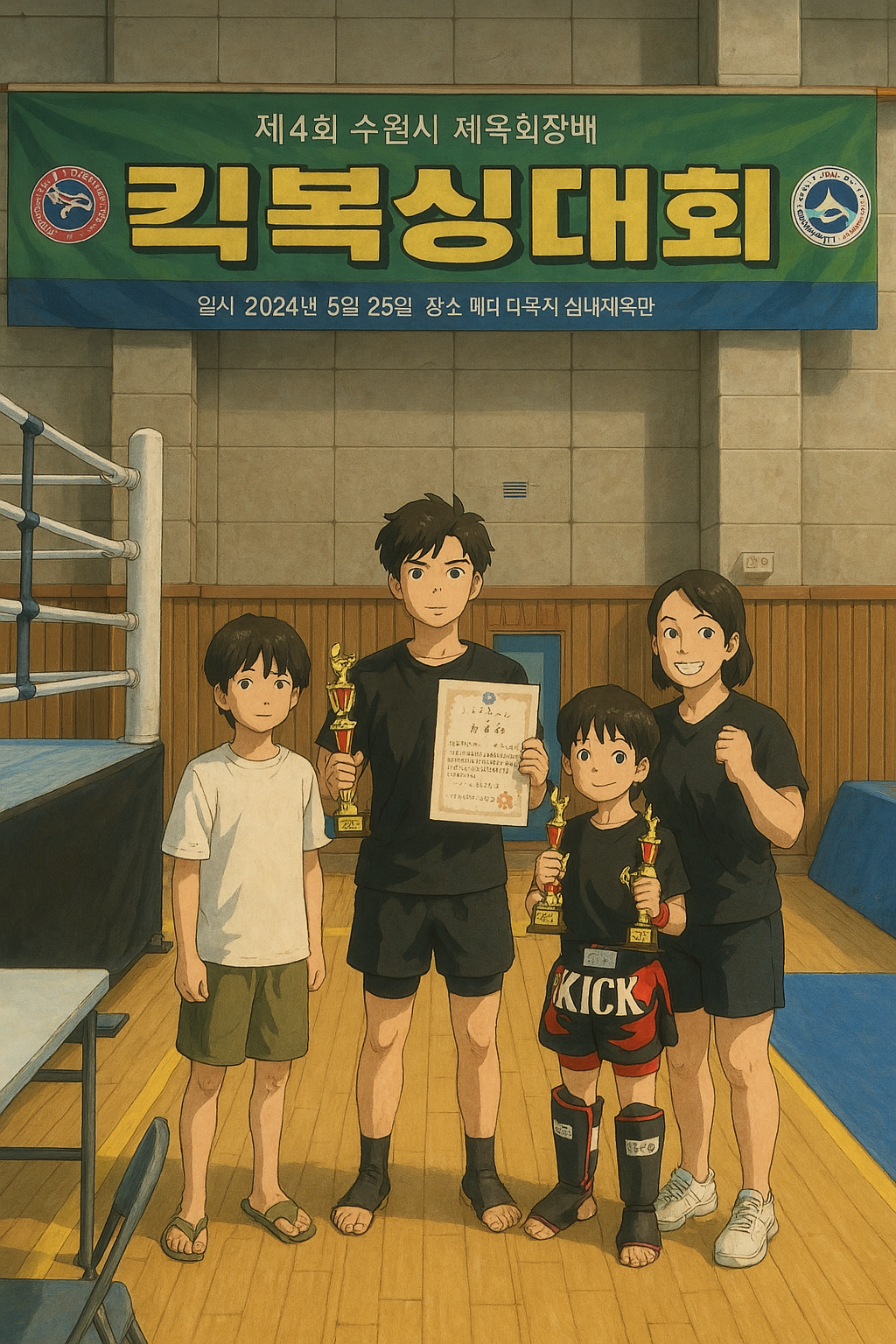 충청남도 천안시 동남구 복싱체육관 팀켈리 내부 모습 4