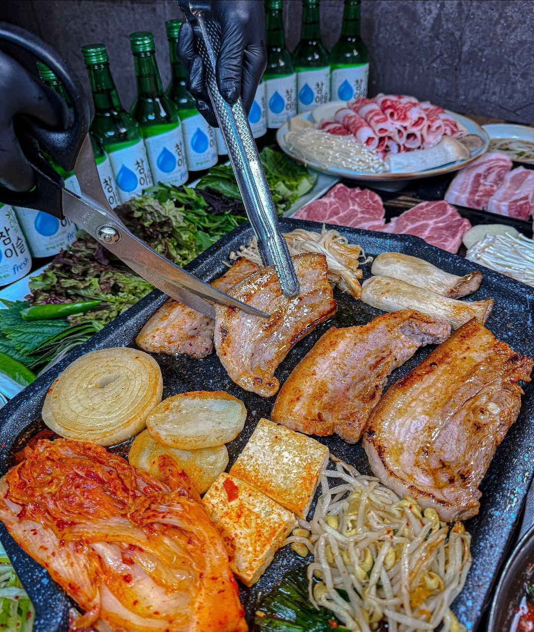 한돈생돼지두루치기생삼겹살