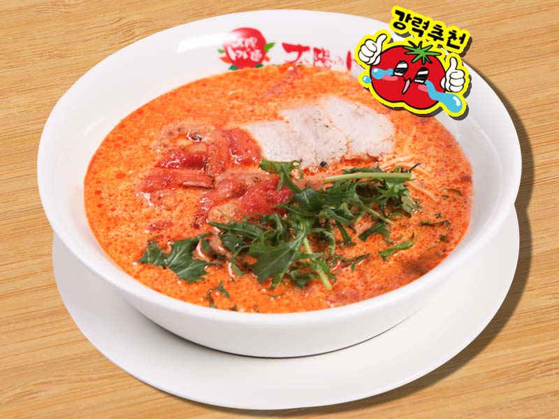 Rich Tomato Cream Shrimp Ramen