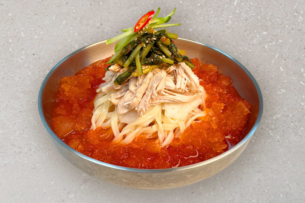 열무초계냉칼국수