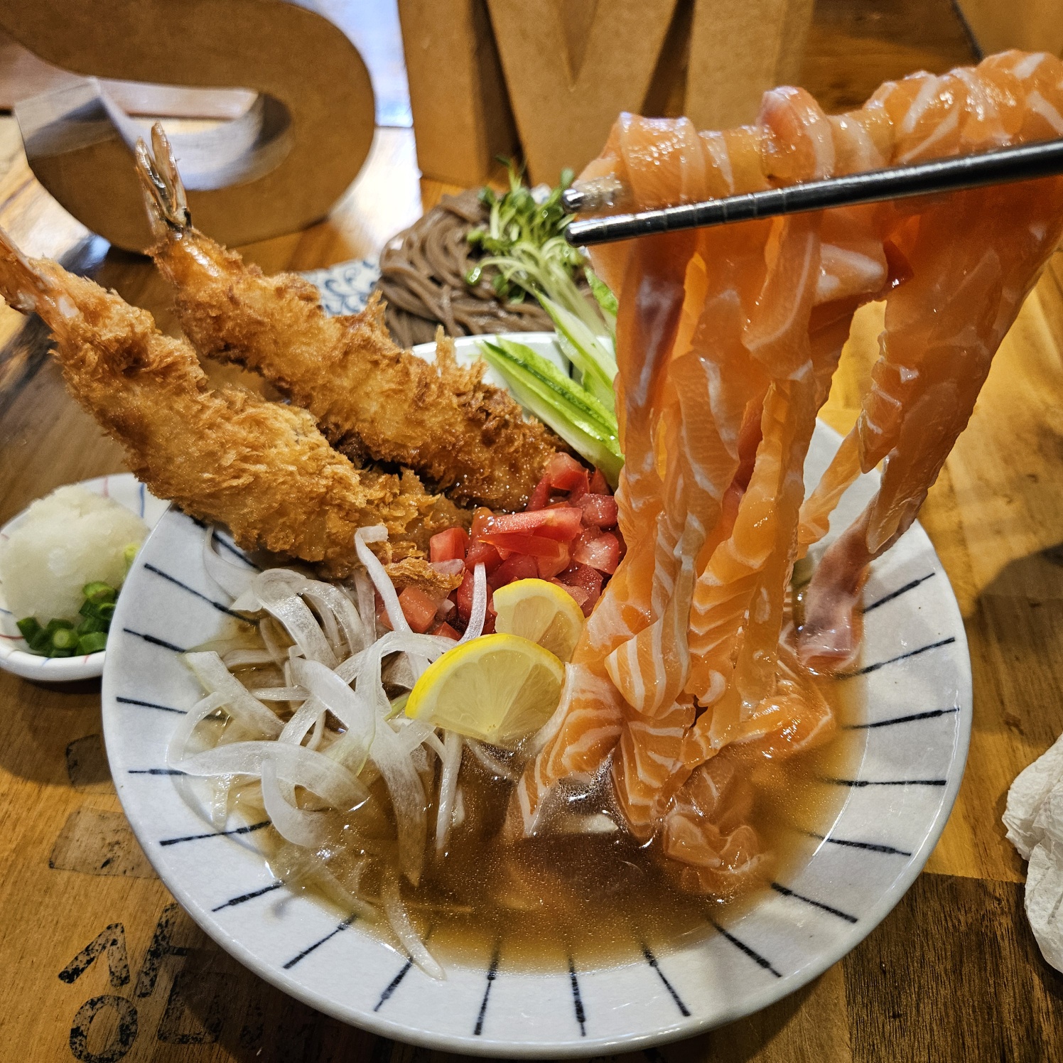 [生] 쯔유연어국수[Lunch15.]