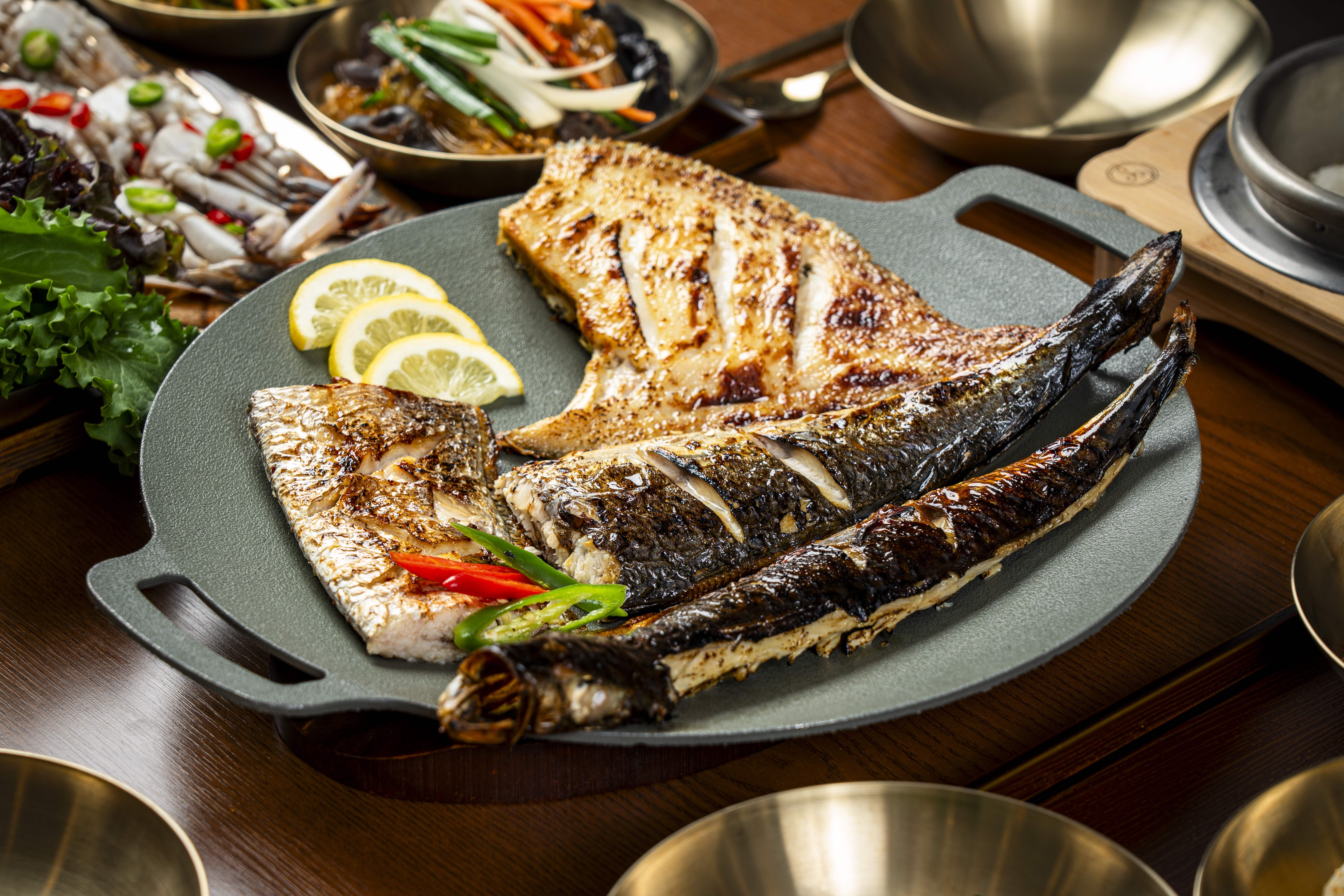 500도씨화덕생선&오색보리밥