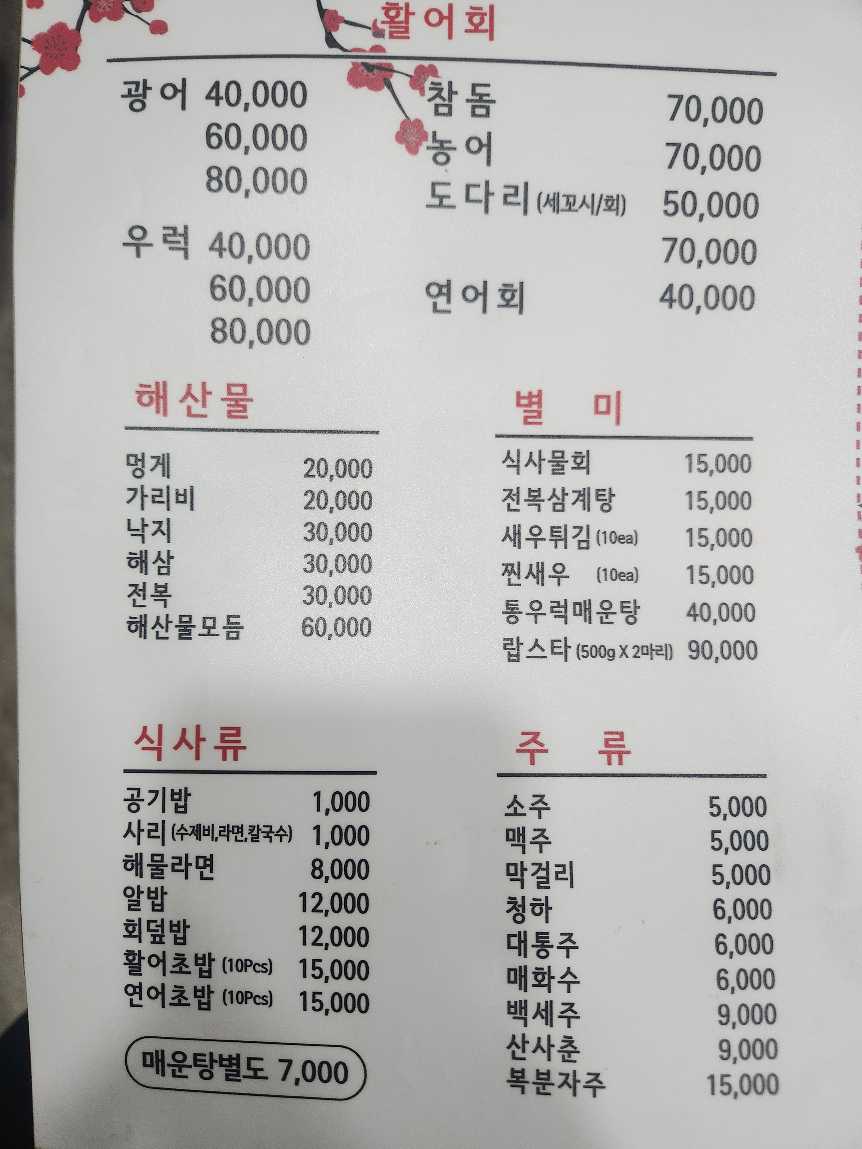 싱싱활어회수산