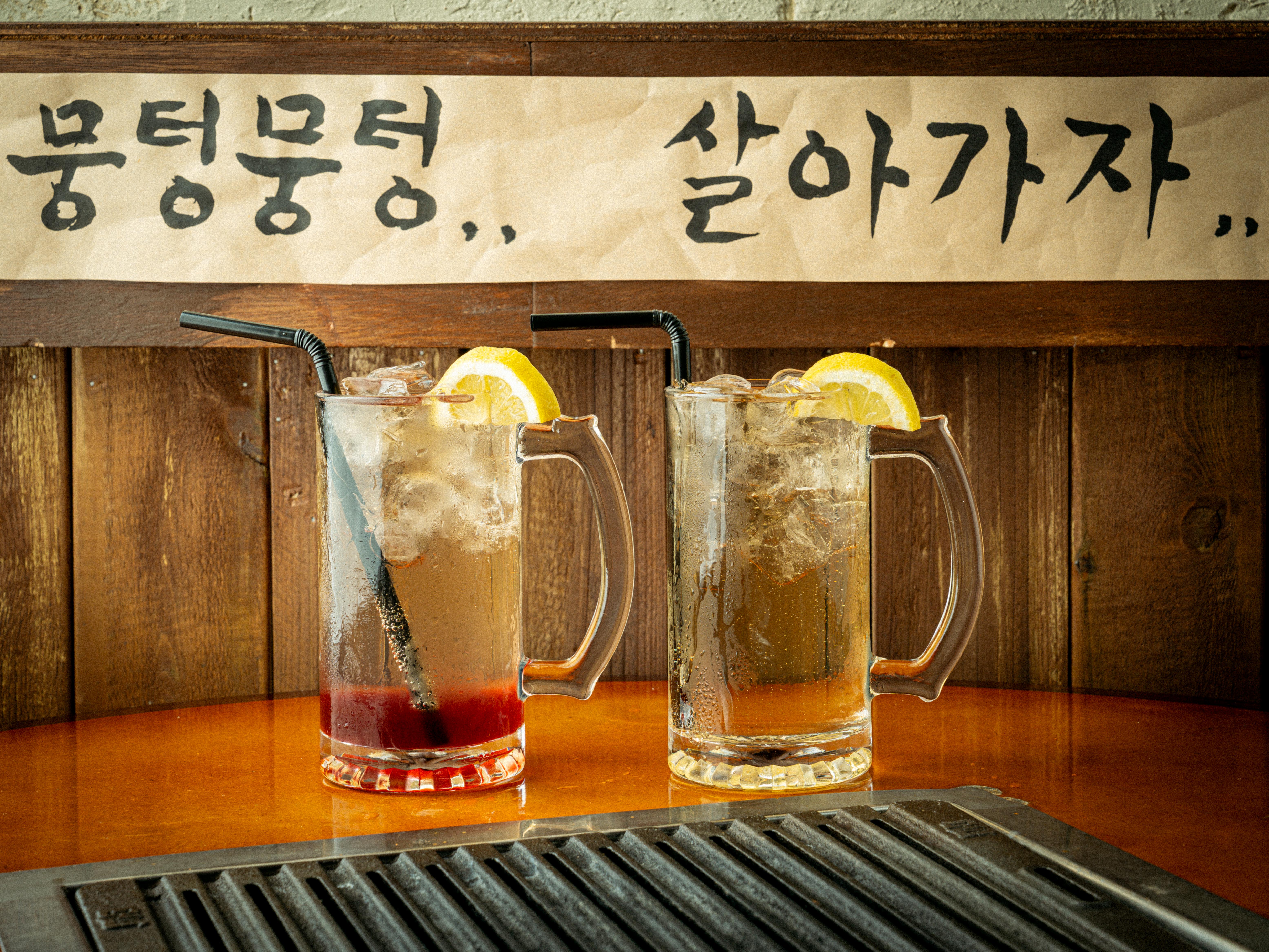 🍹새콤달콤 뭉텅 하이볼 (오미자)