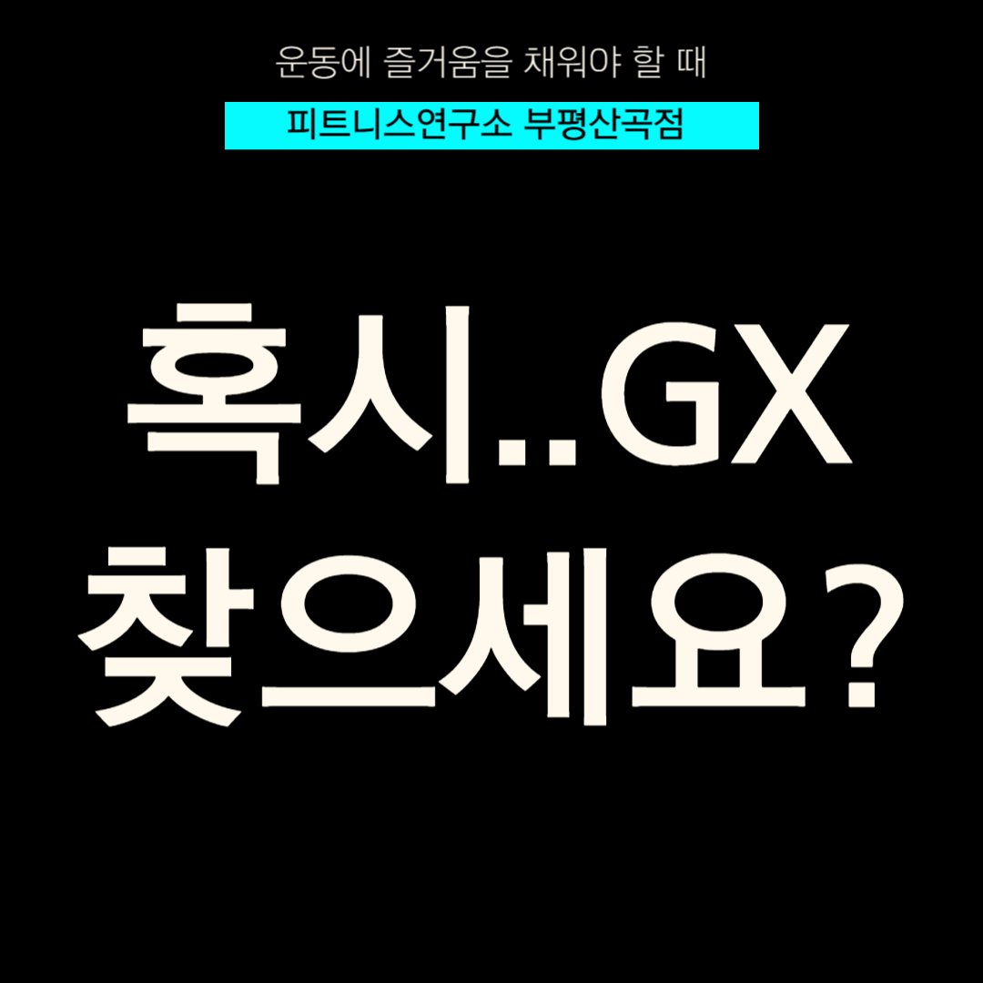 피트니스 연구소 부평산곡점 헬스PT
