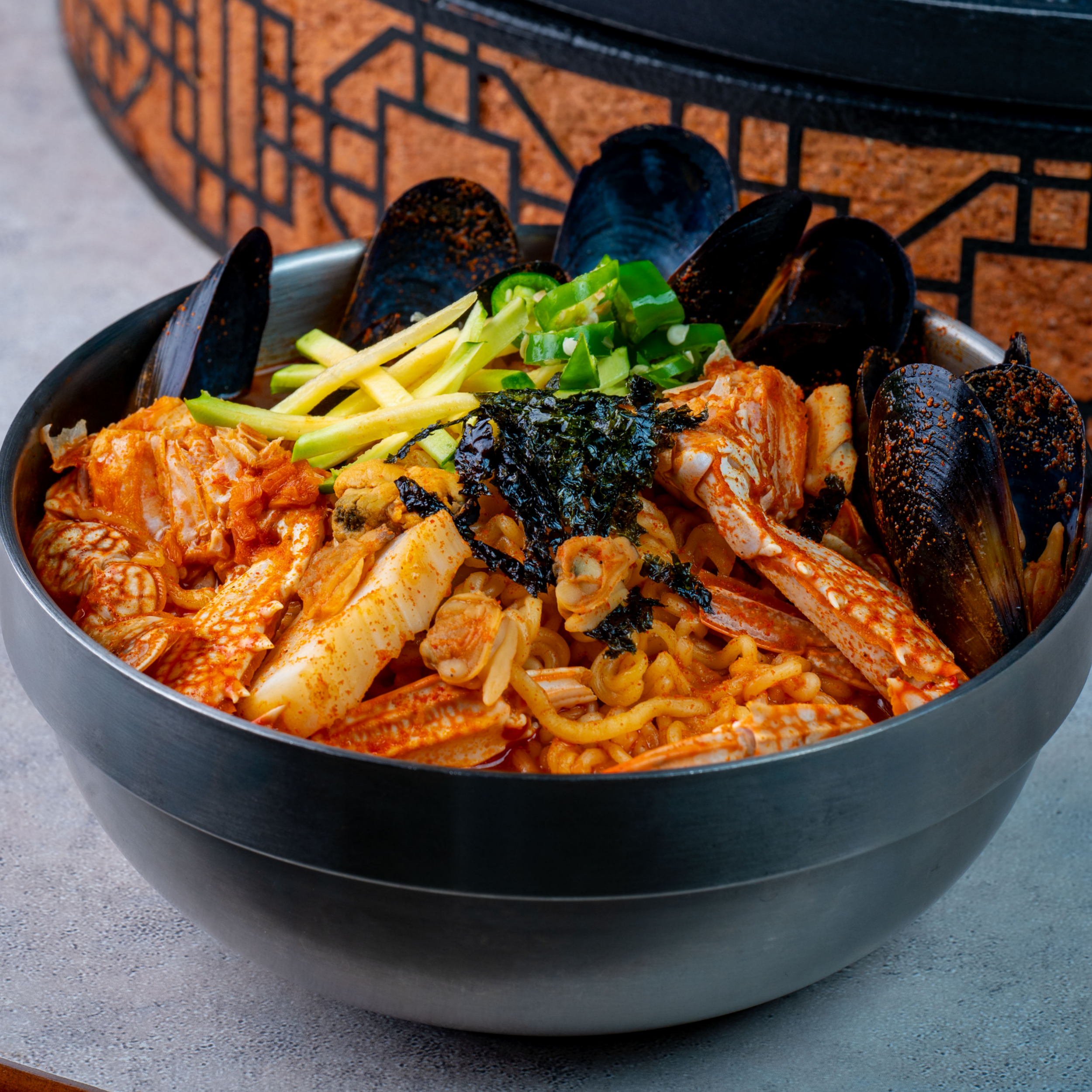 리정원 해물 짬뽕 라면