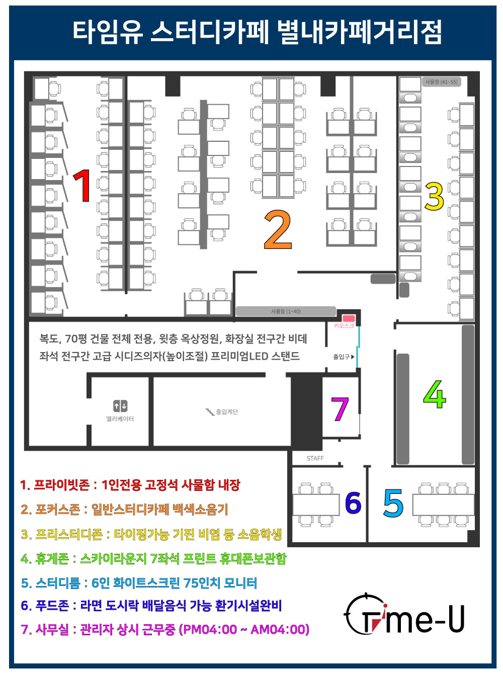 타임유스터디카페 별내카페거리점